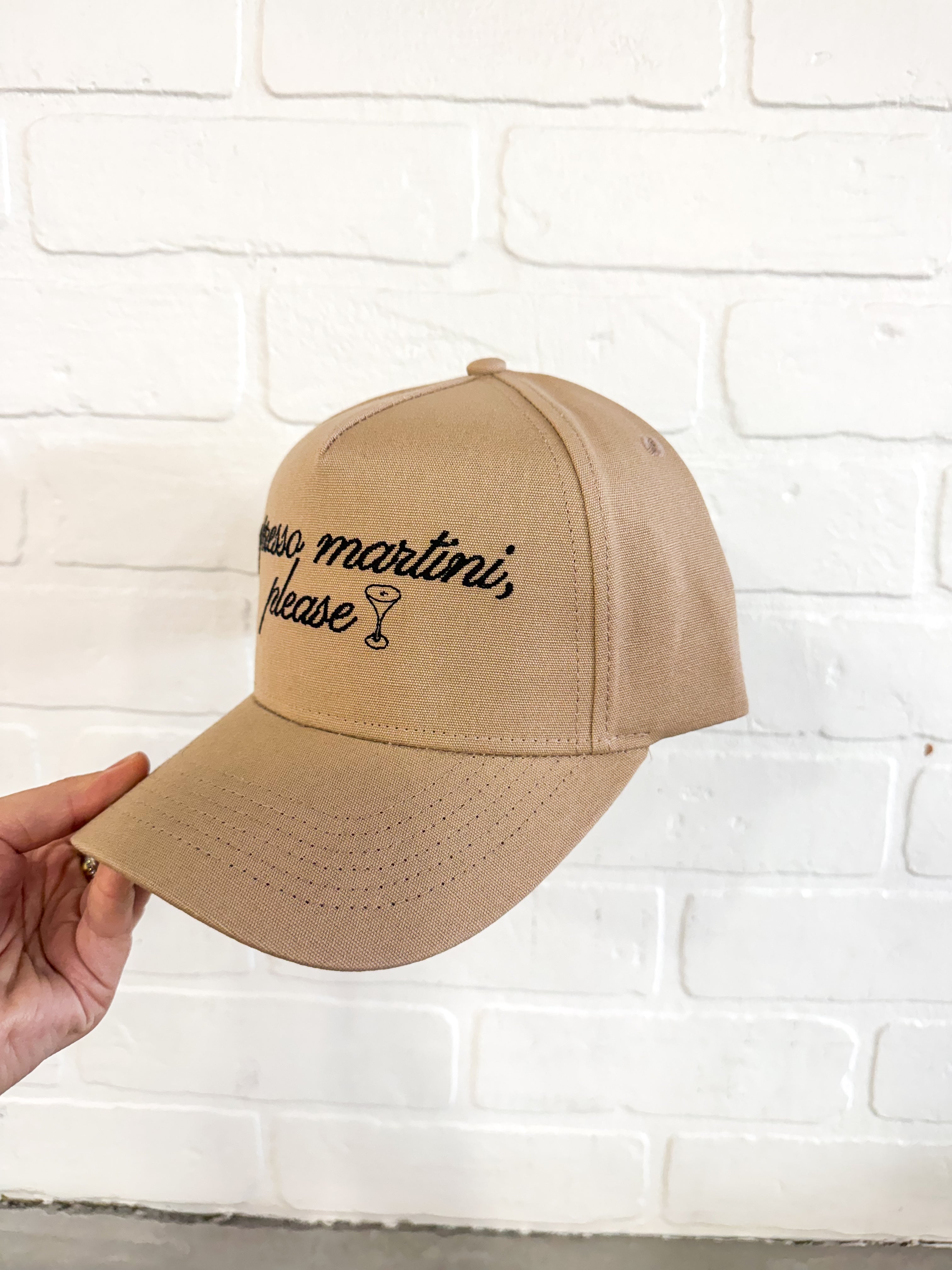 Espresso Martini Please Embroidered Hat