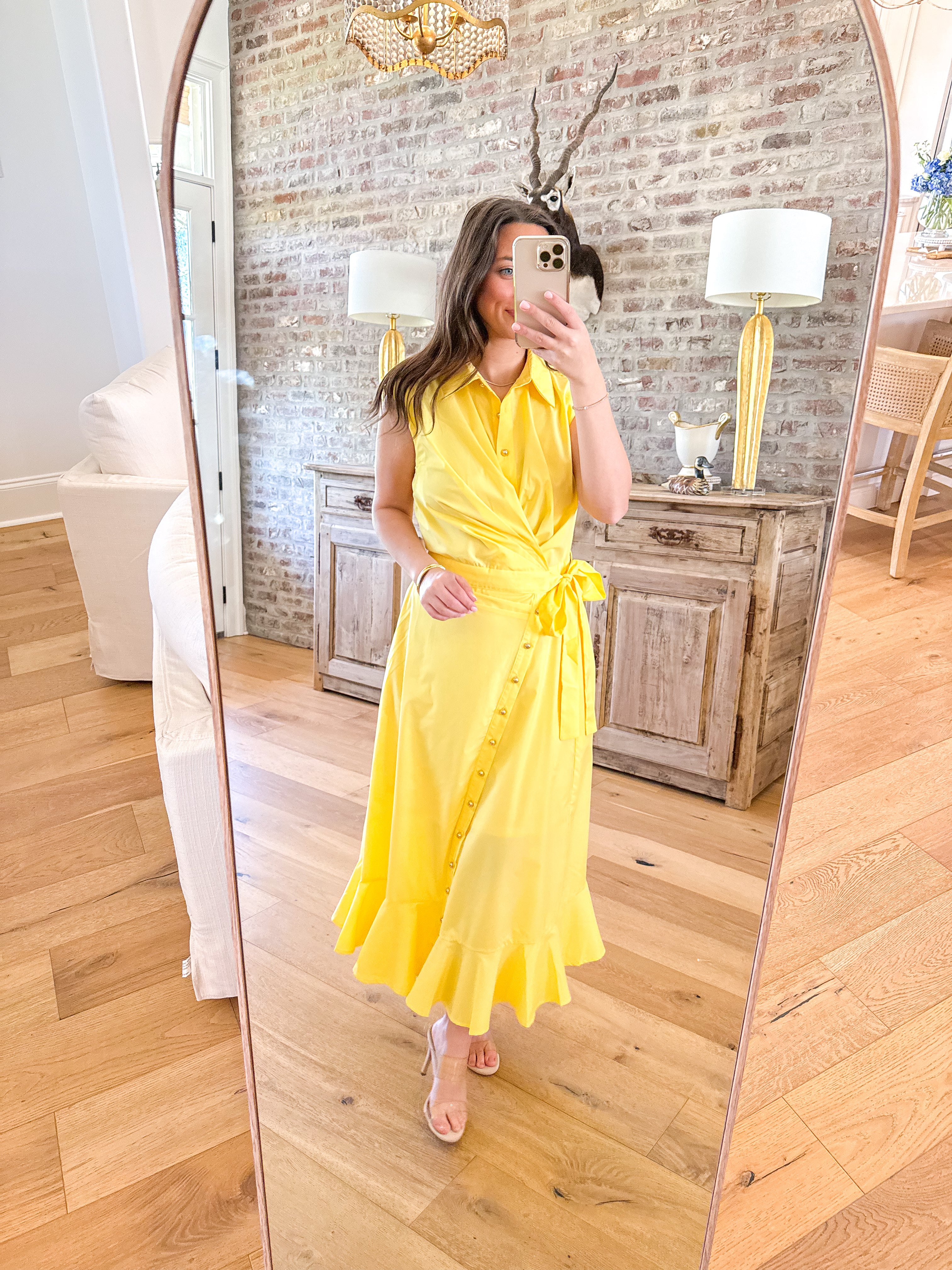 Sunshine Tied Midi