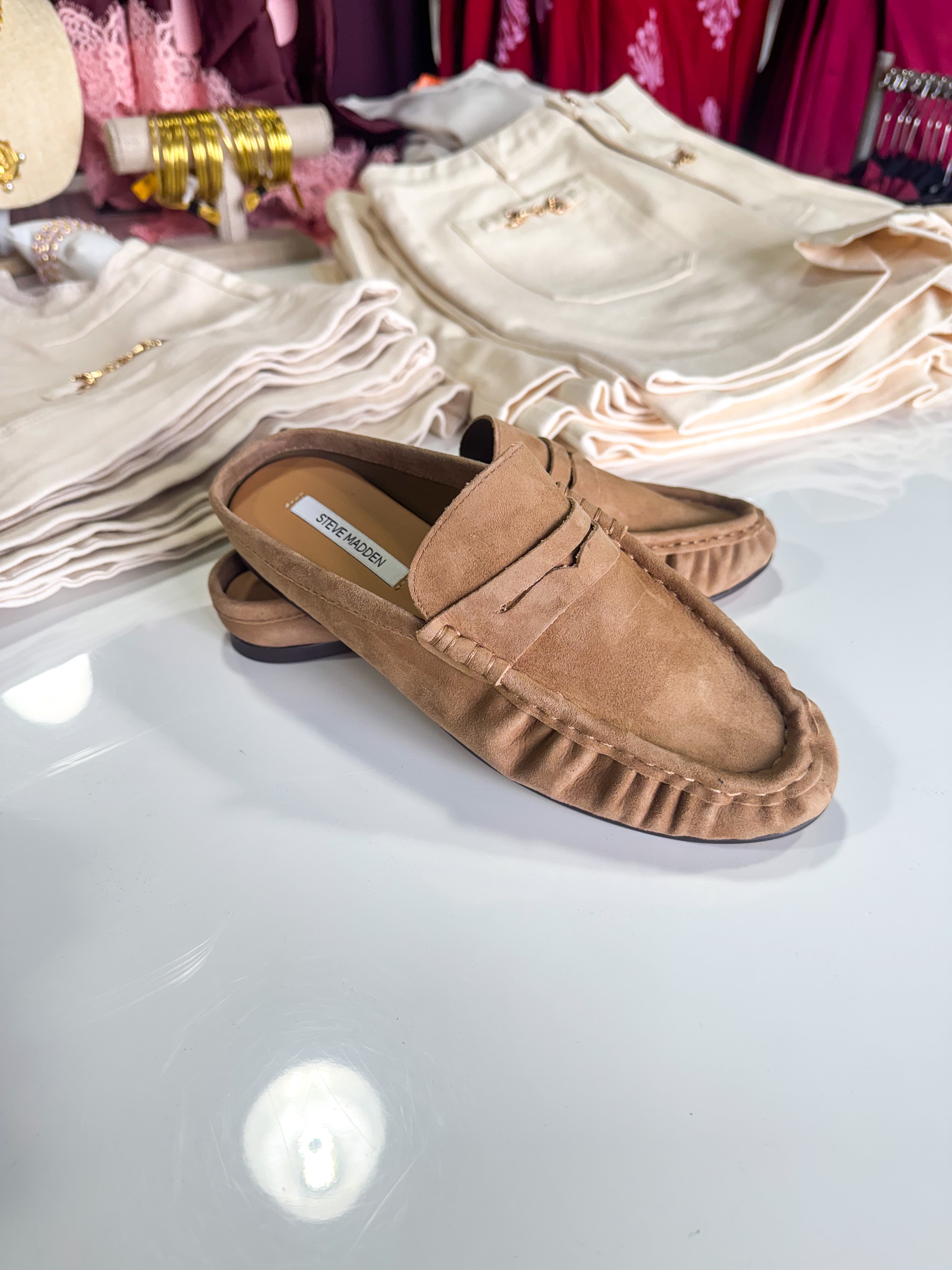 Rafe Taupe Suede Mule