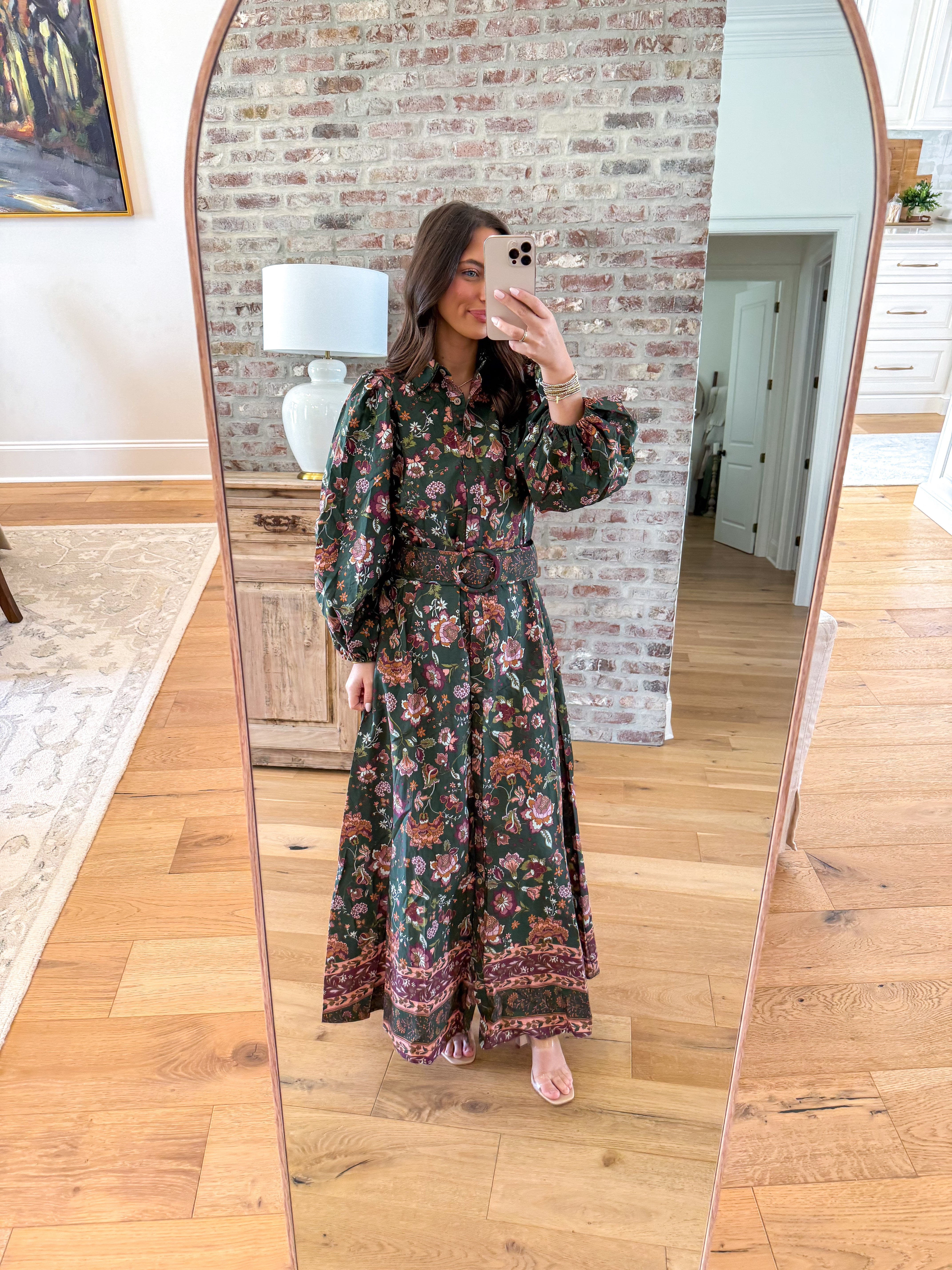 Emerald Meadow Maxi Dress