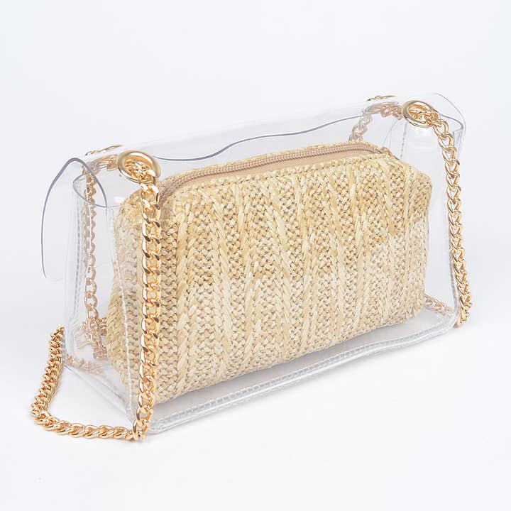 Transparent Crossbody Bag W/Pouch (PREORDER 08/10)