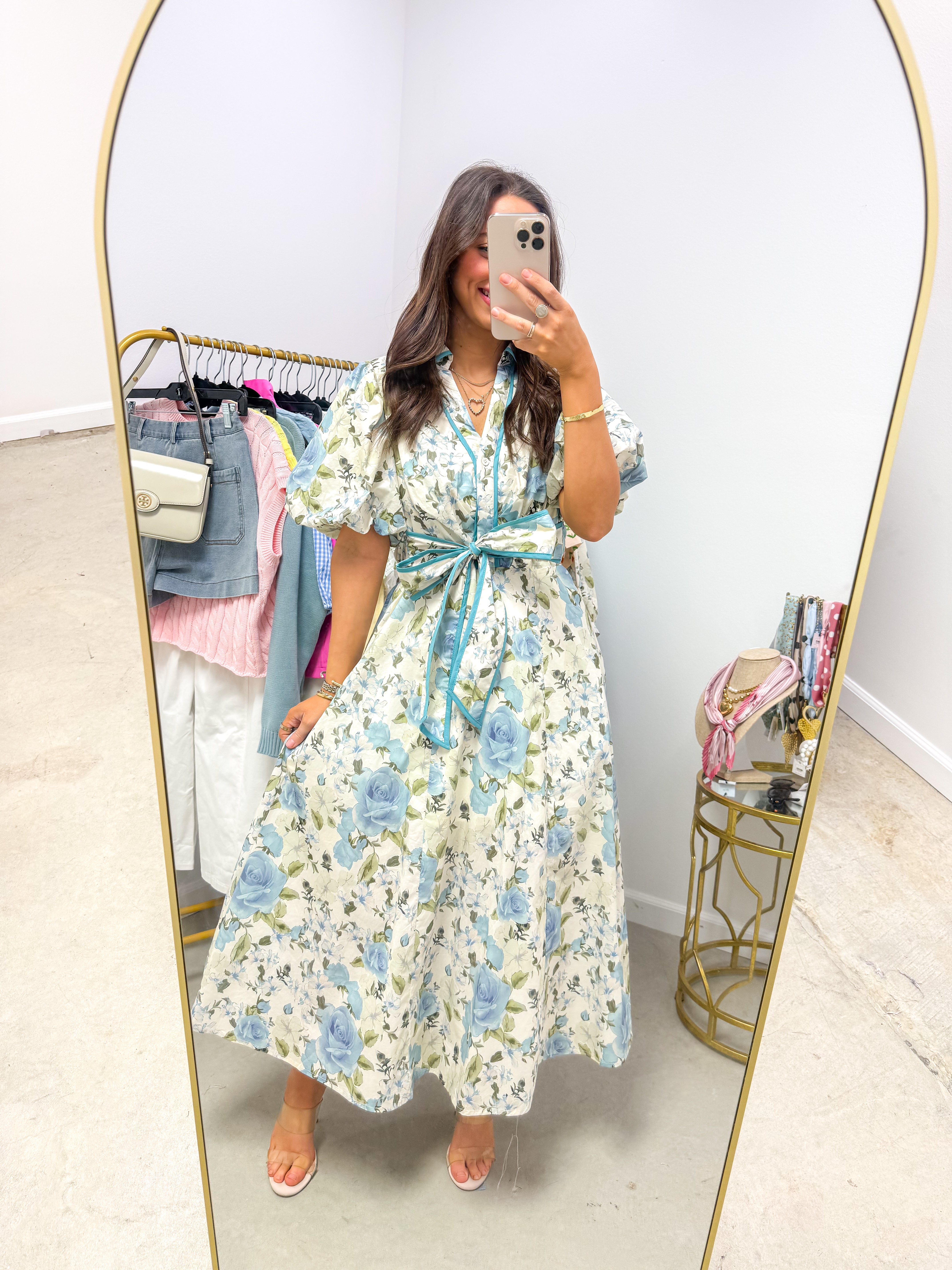 Bloom Babe Blue Floral Midi