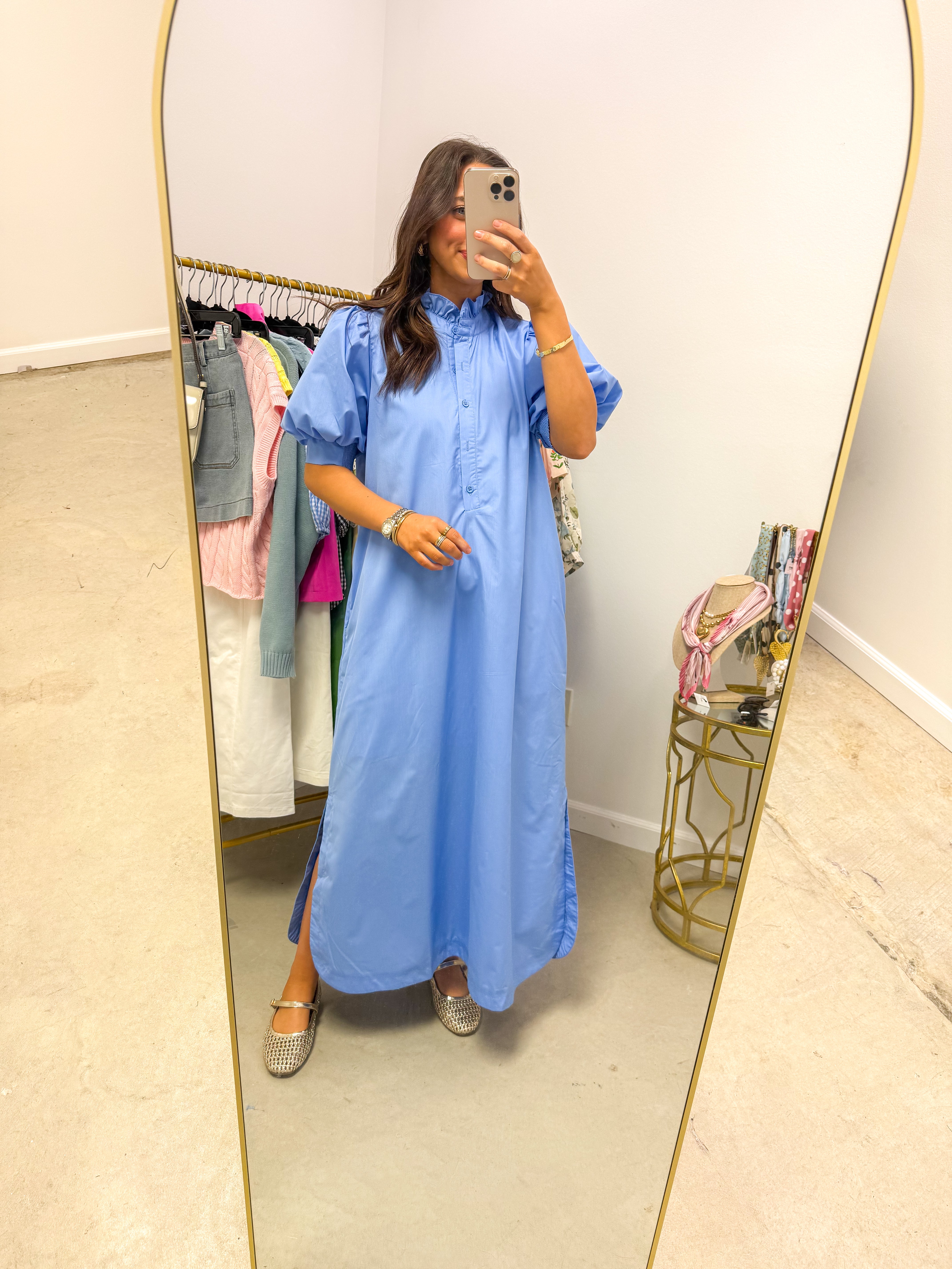 Garden Grace Chambray Midi