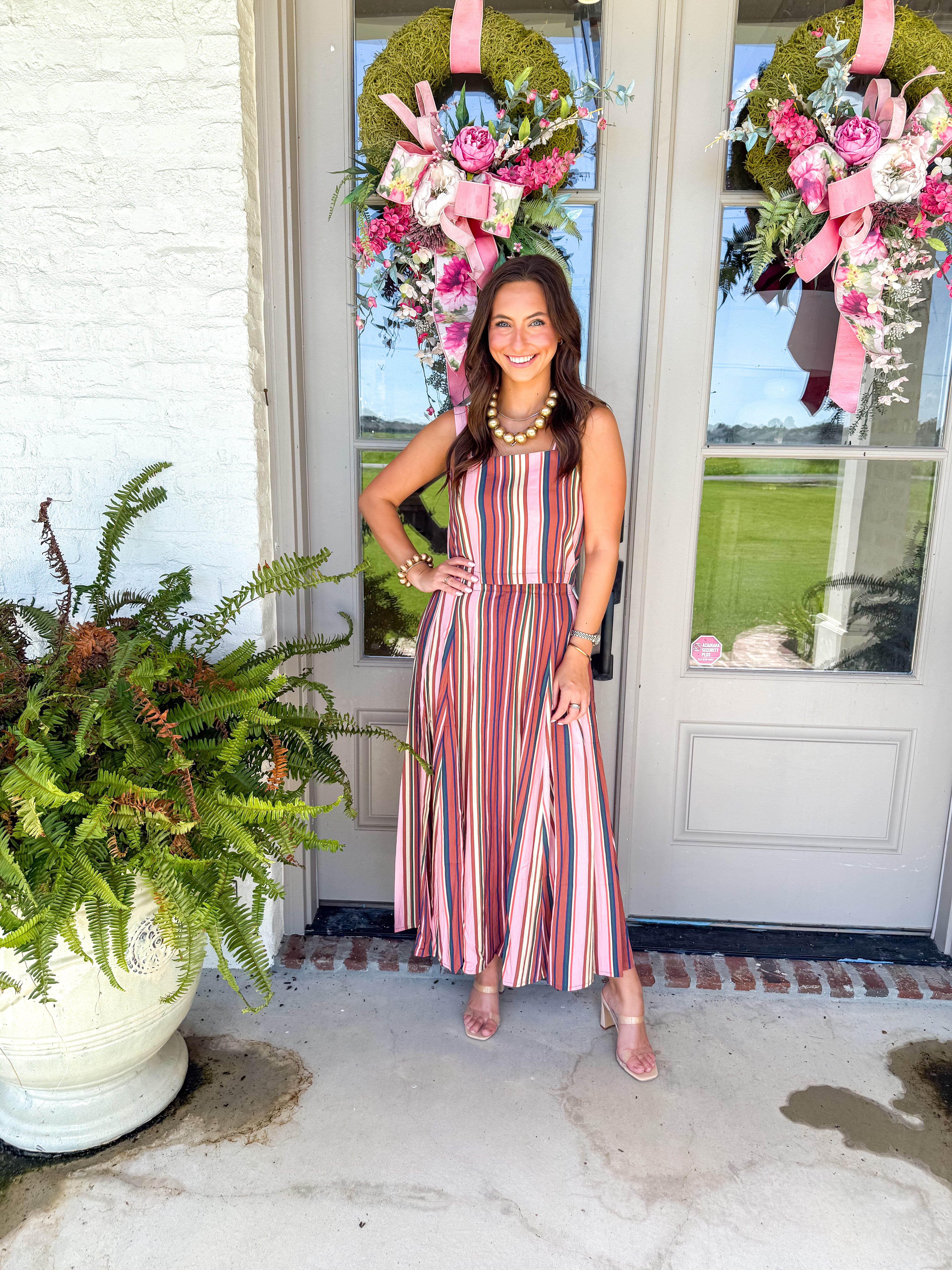 Sunday Stripe Skirt Set