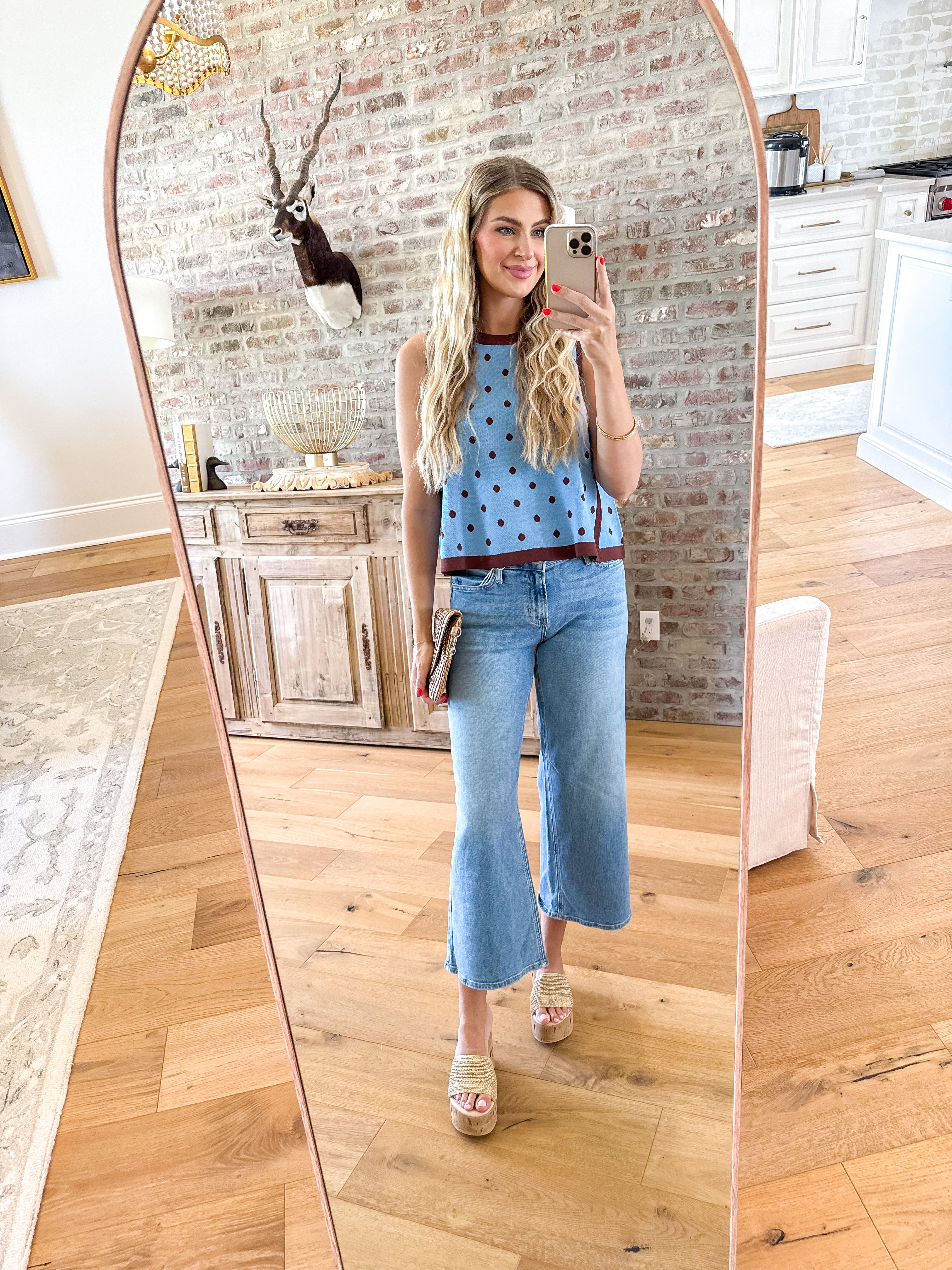 Darling Dot Blue Tank