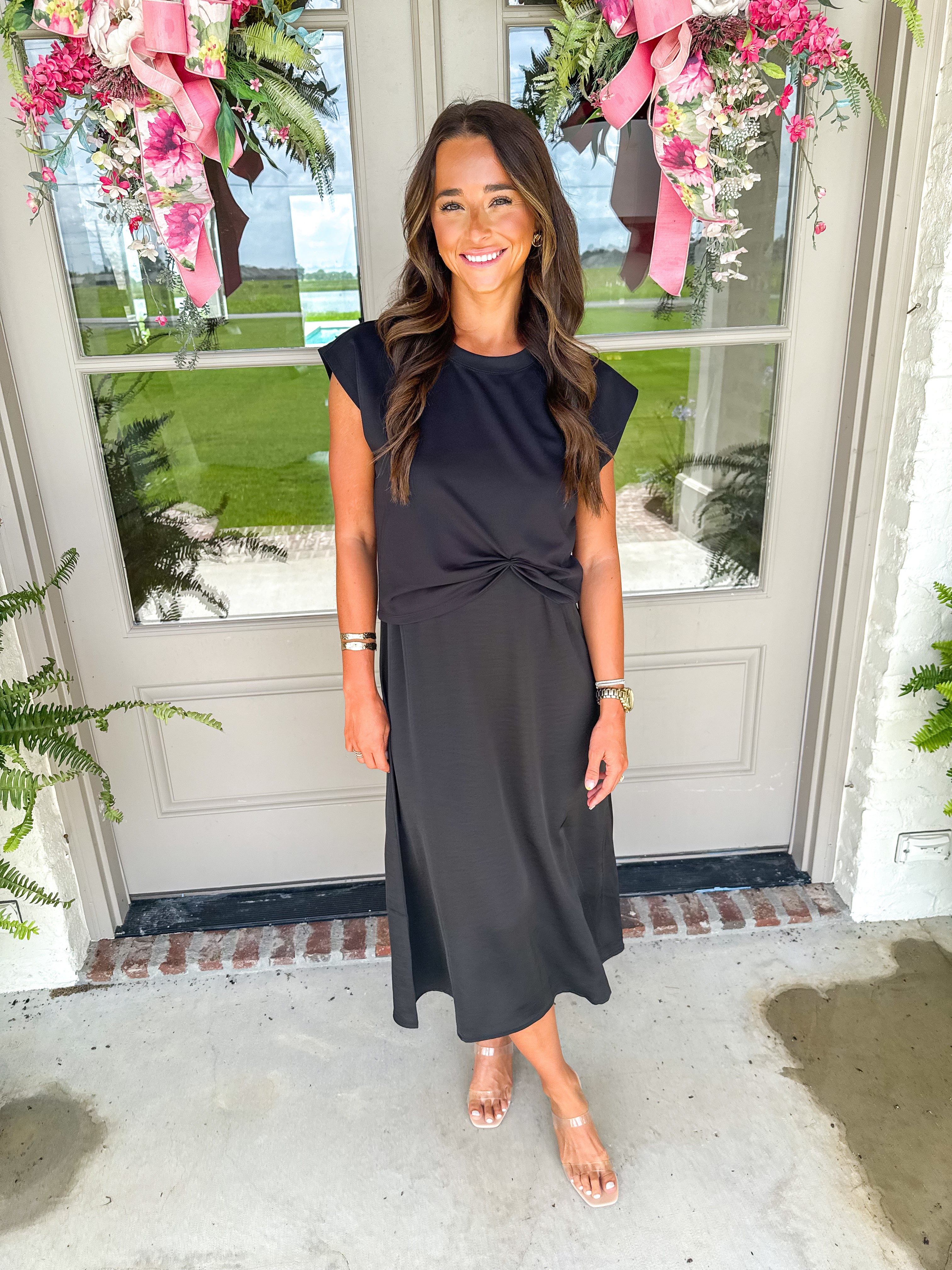 Twist & Turn Two-Piece Set Black