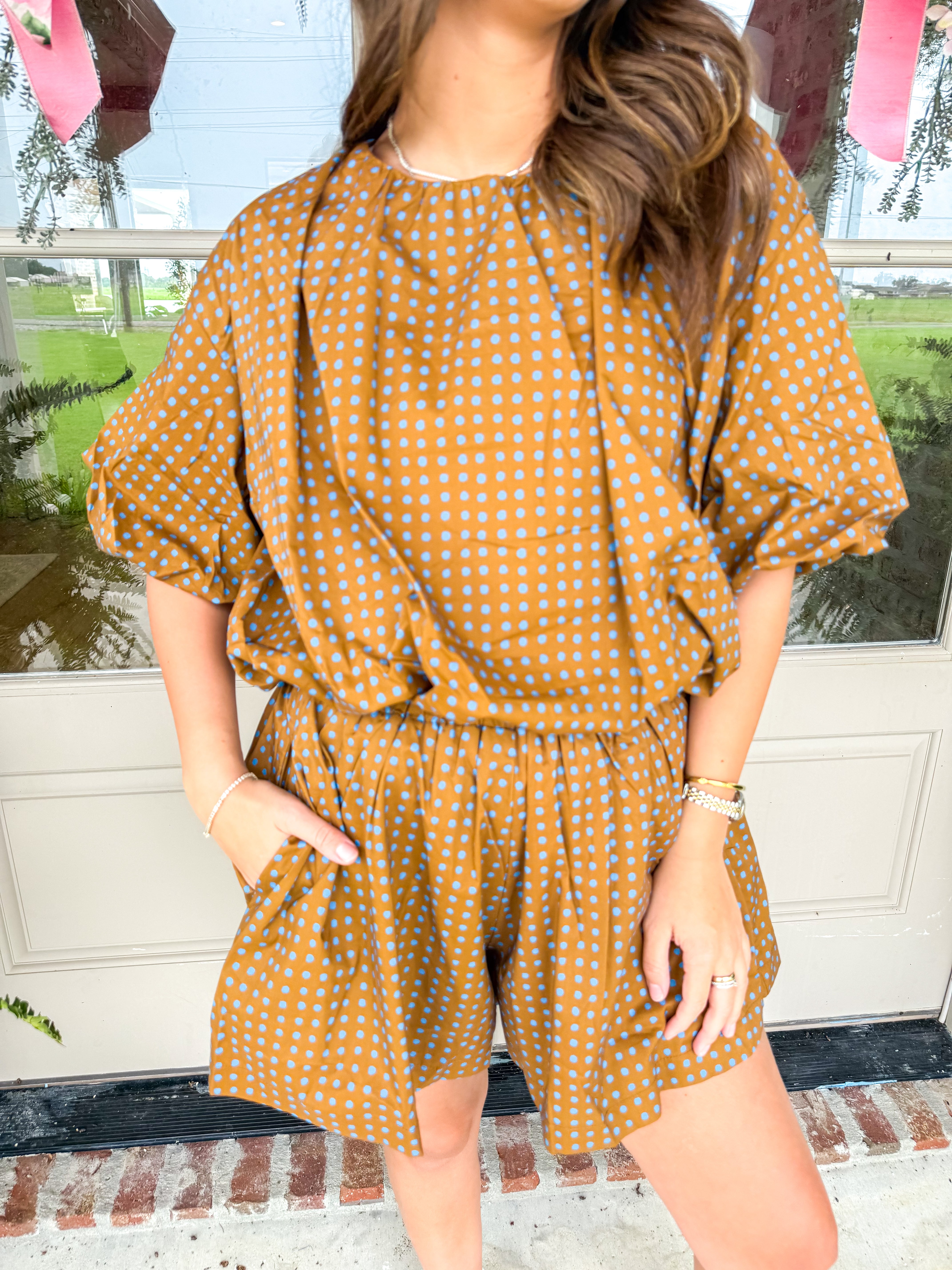 Darling Dot Brown Set