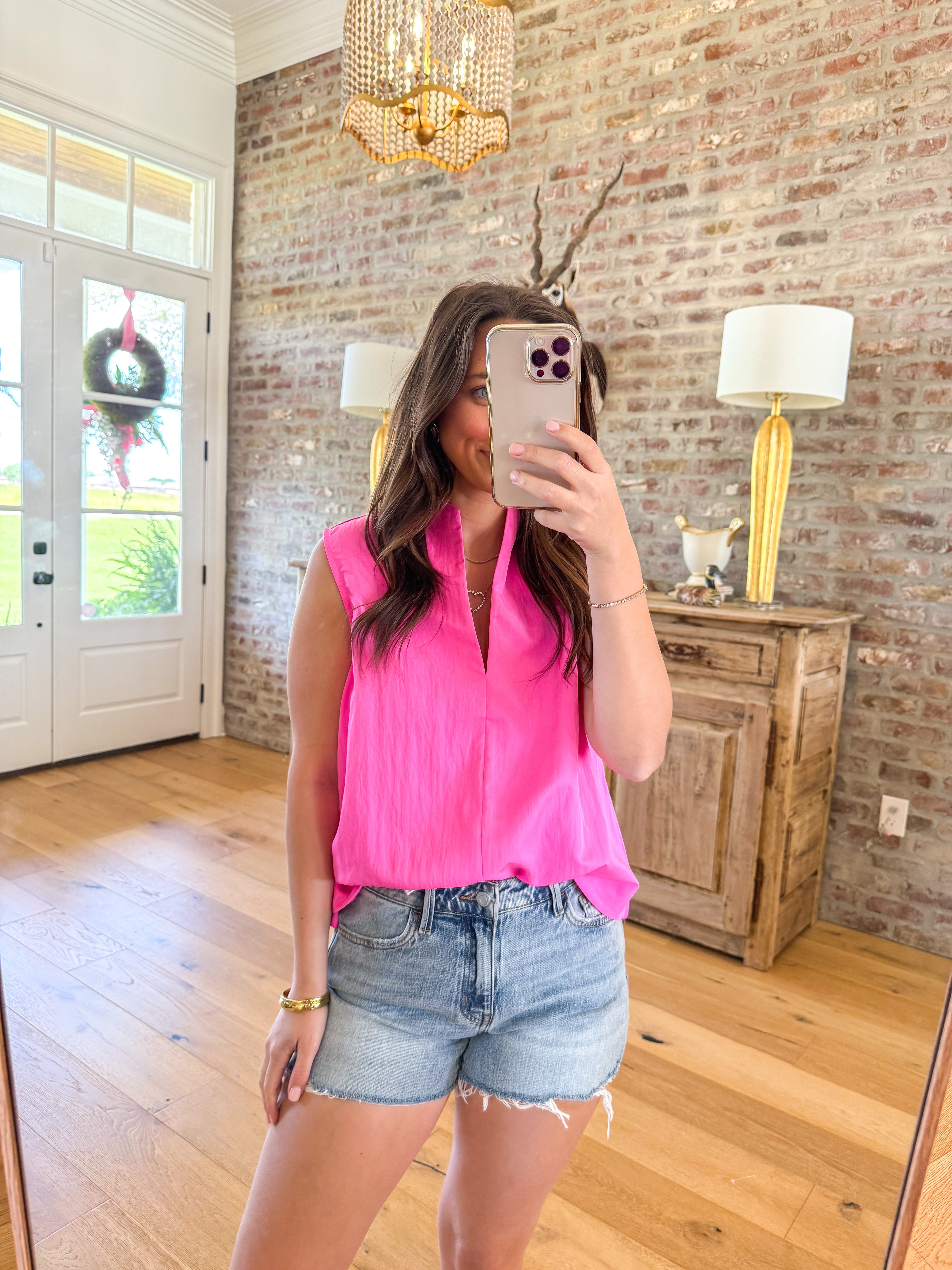 Breezy Day Pink Top