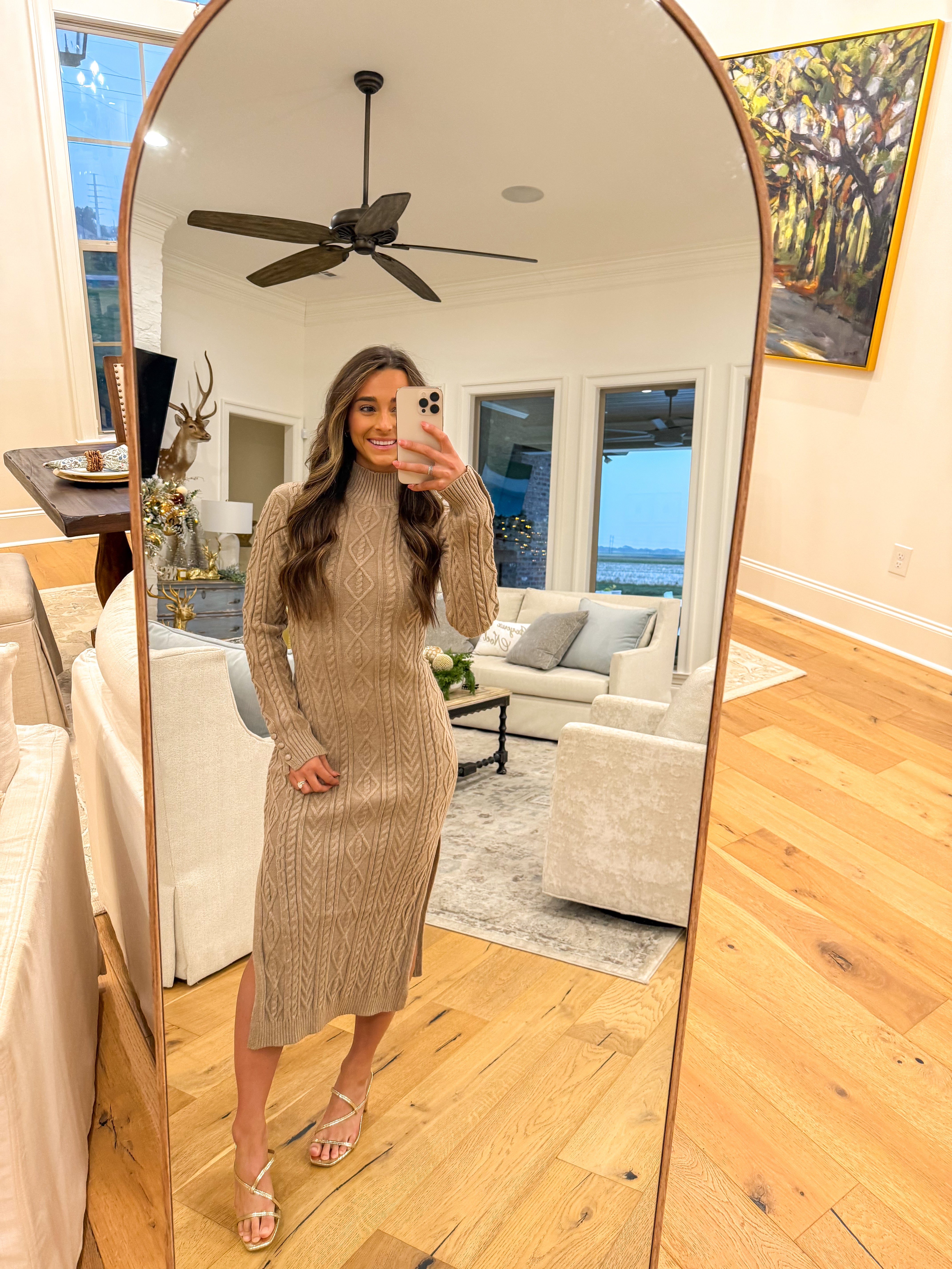 Scarlett Cable Knit Midi