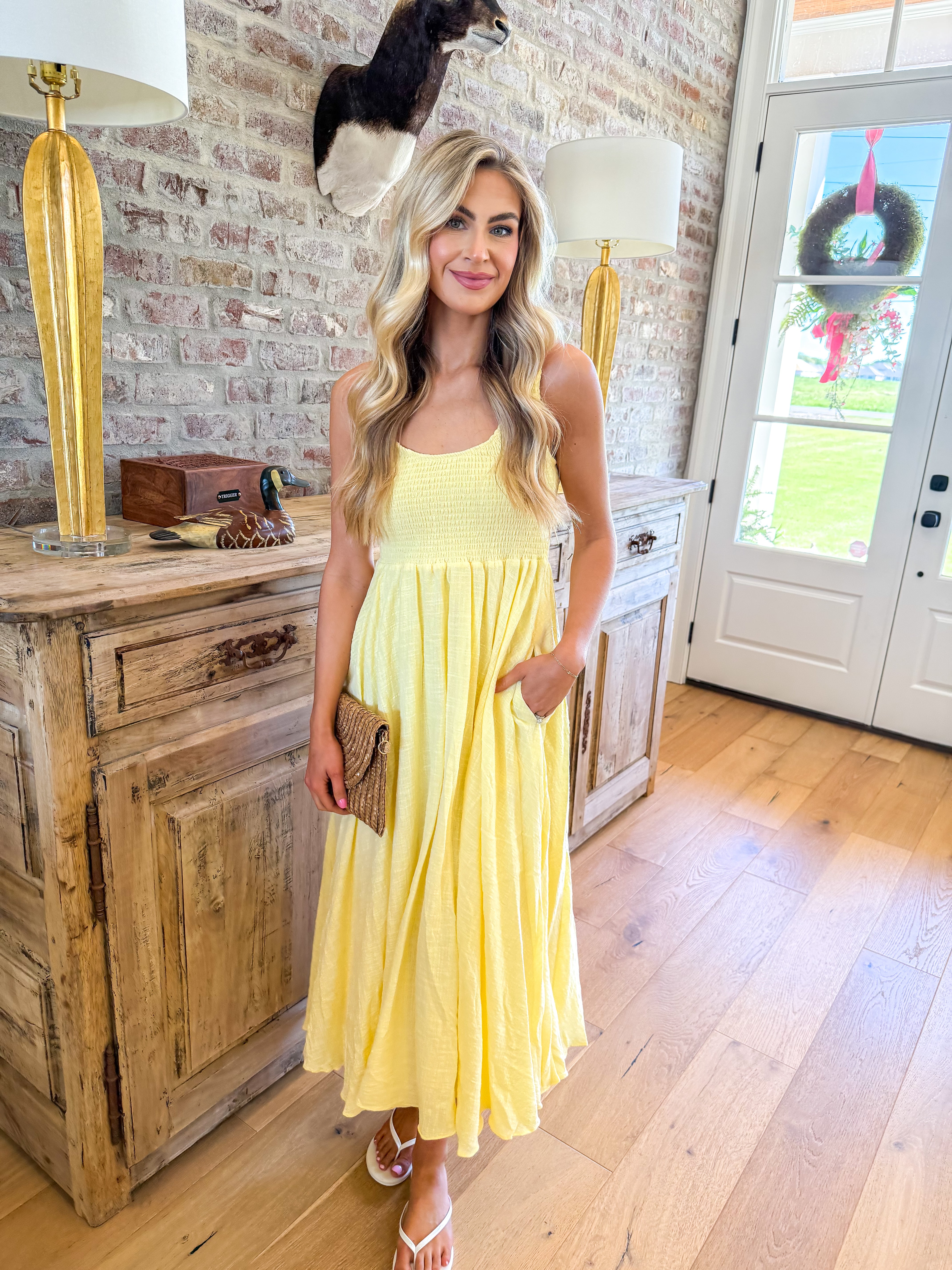 Sunshine State Smocked Maxi