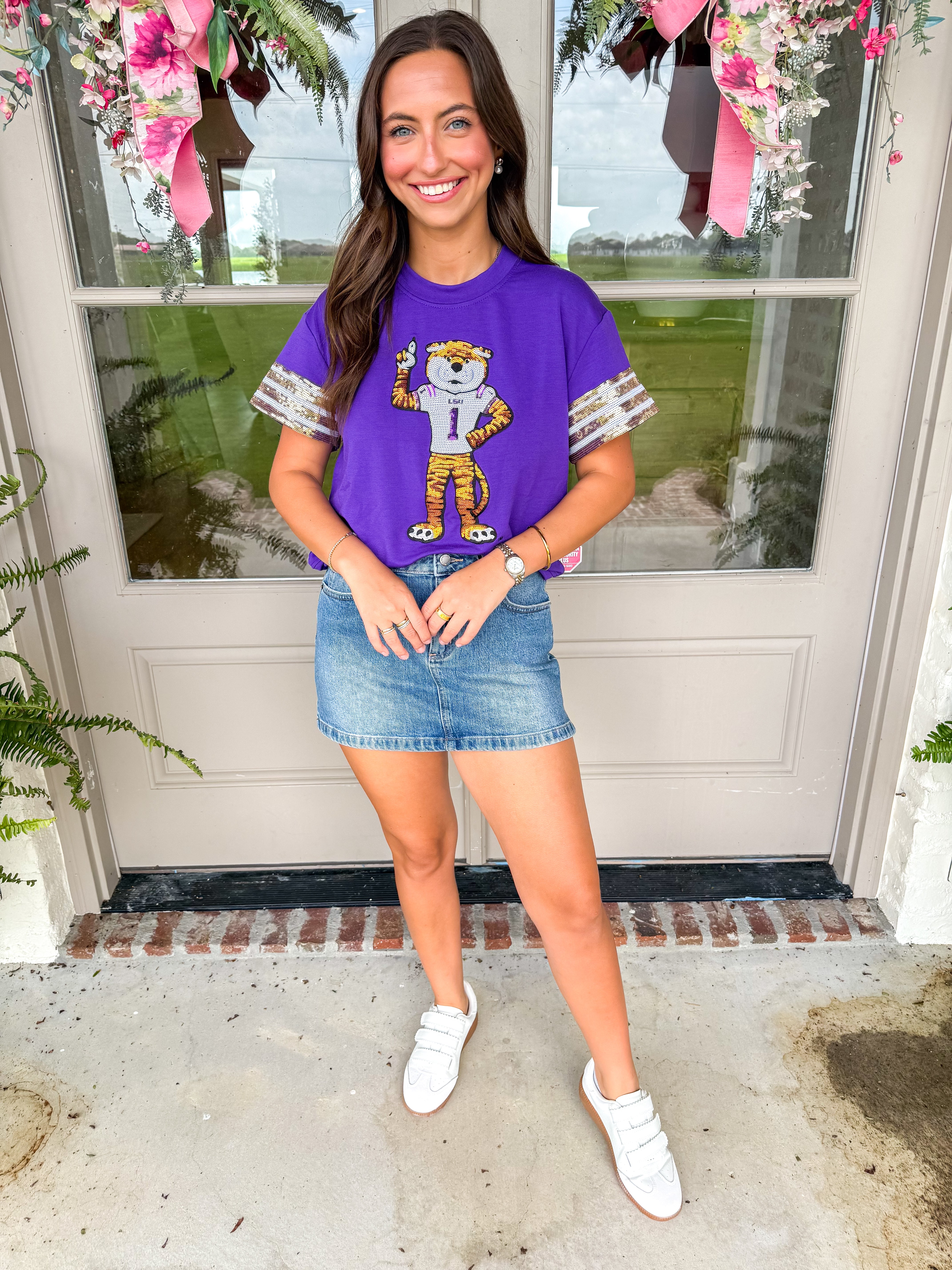 Ariana LSU Tiger Top