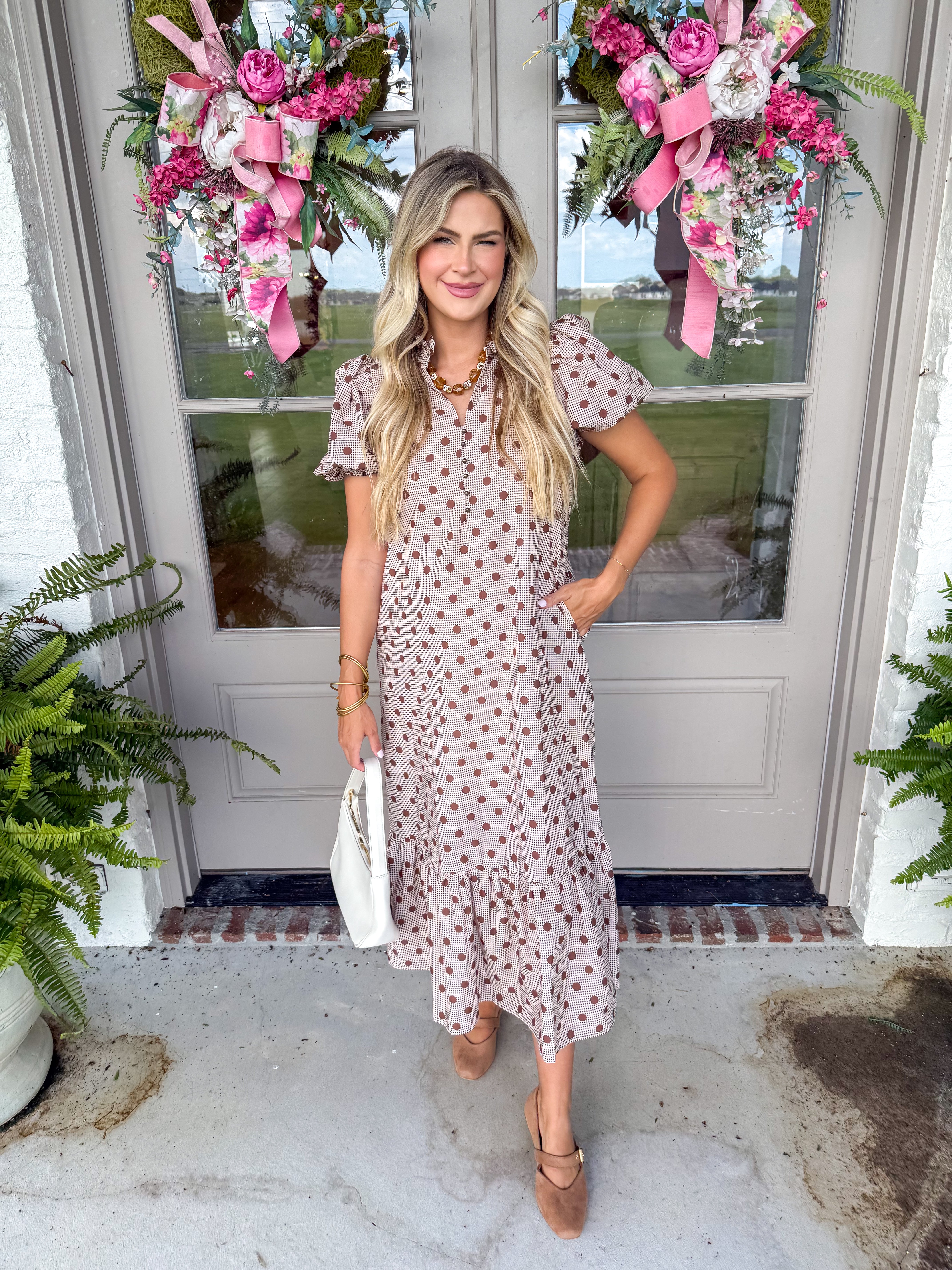 The Mocha Mix Midi Dress