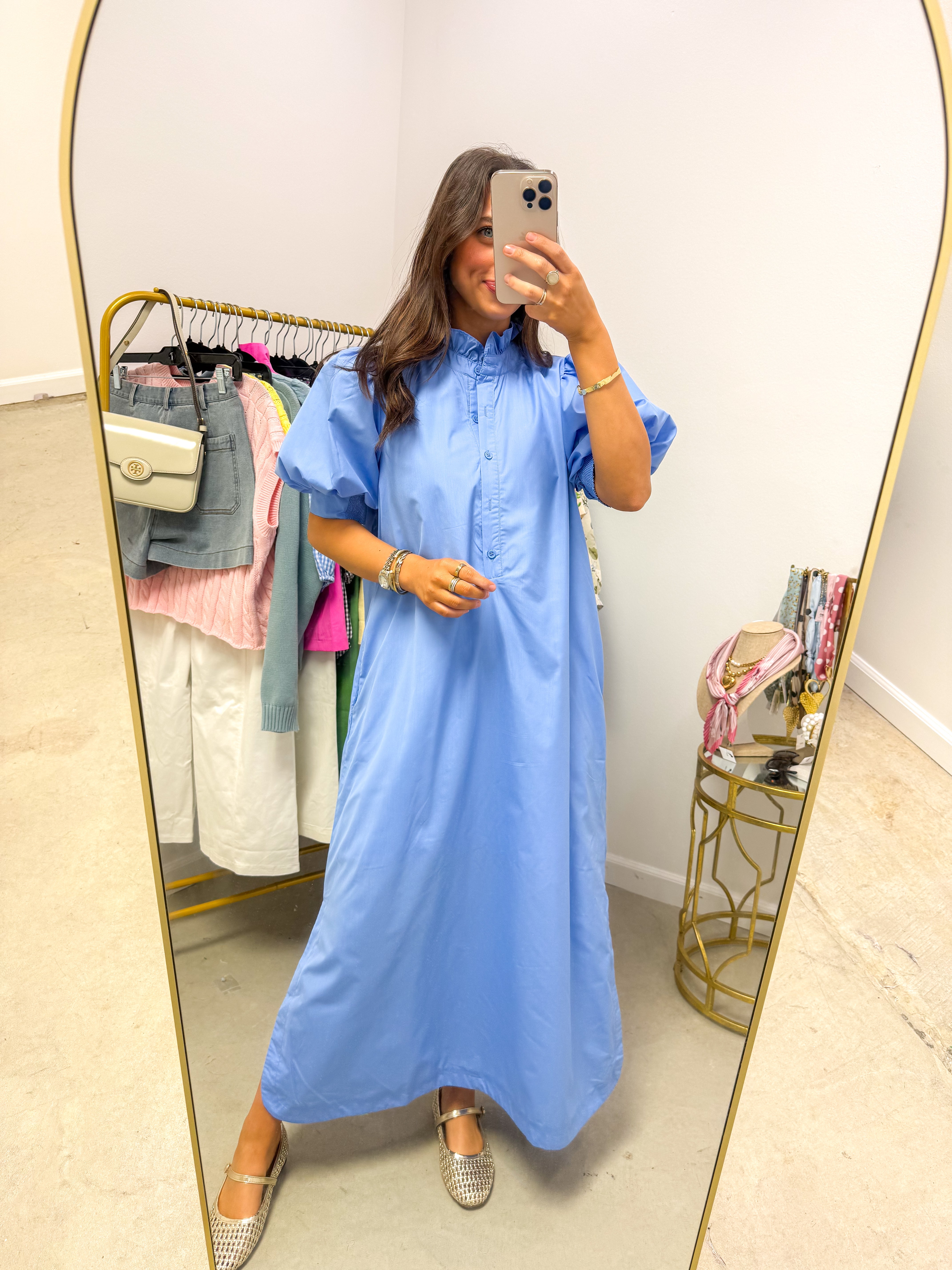 Garden Grace Chambray Midi