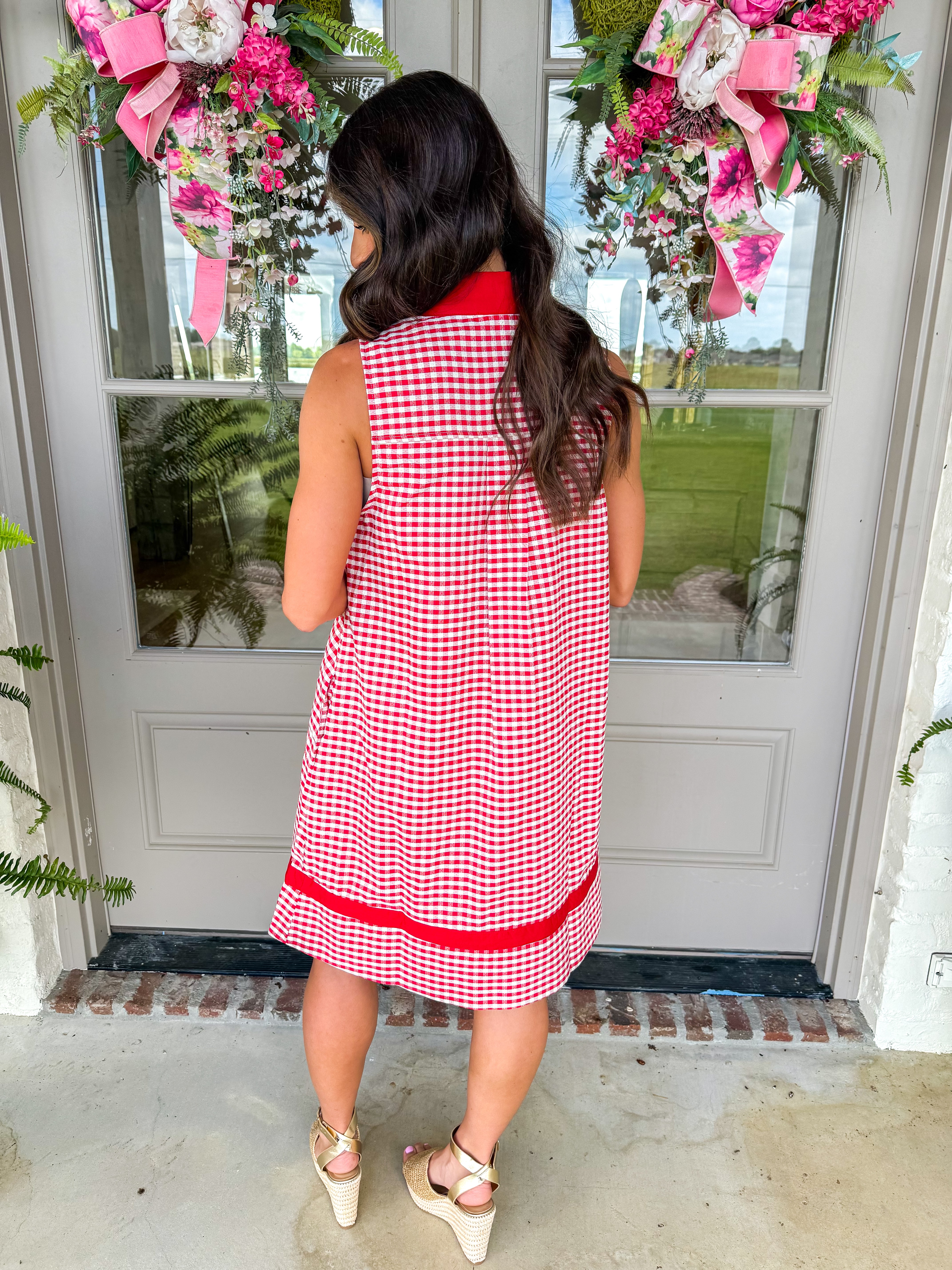 Picnic in the Park Red Gingham Mini