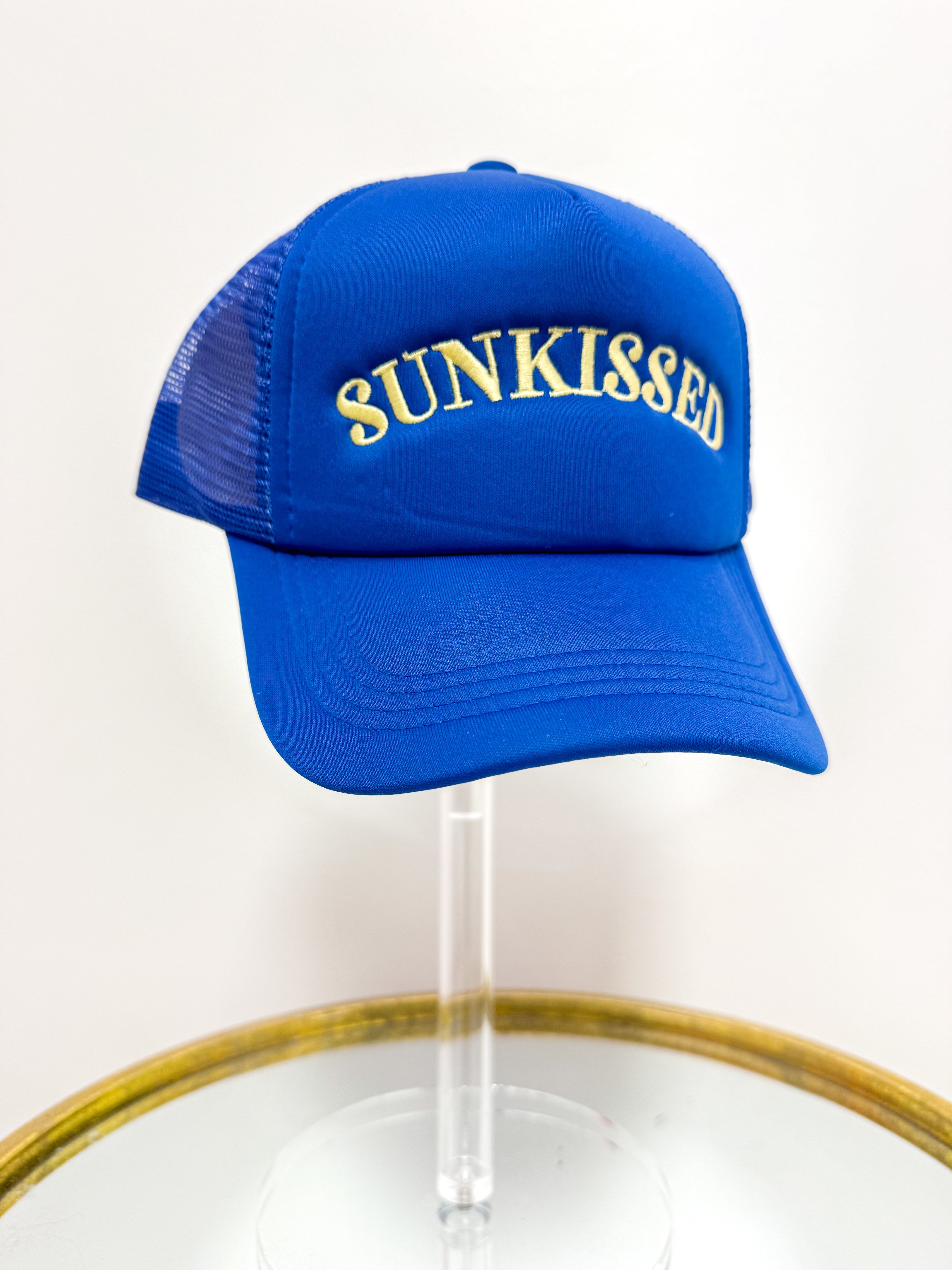 Sunkissed Trucker- Royal Blue & Yellow