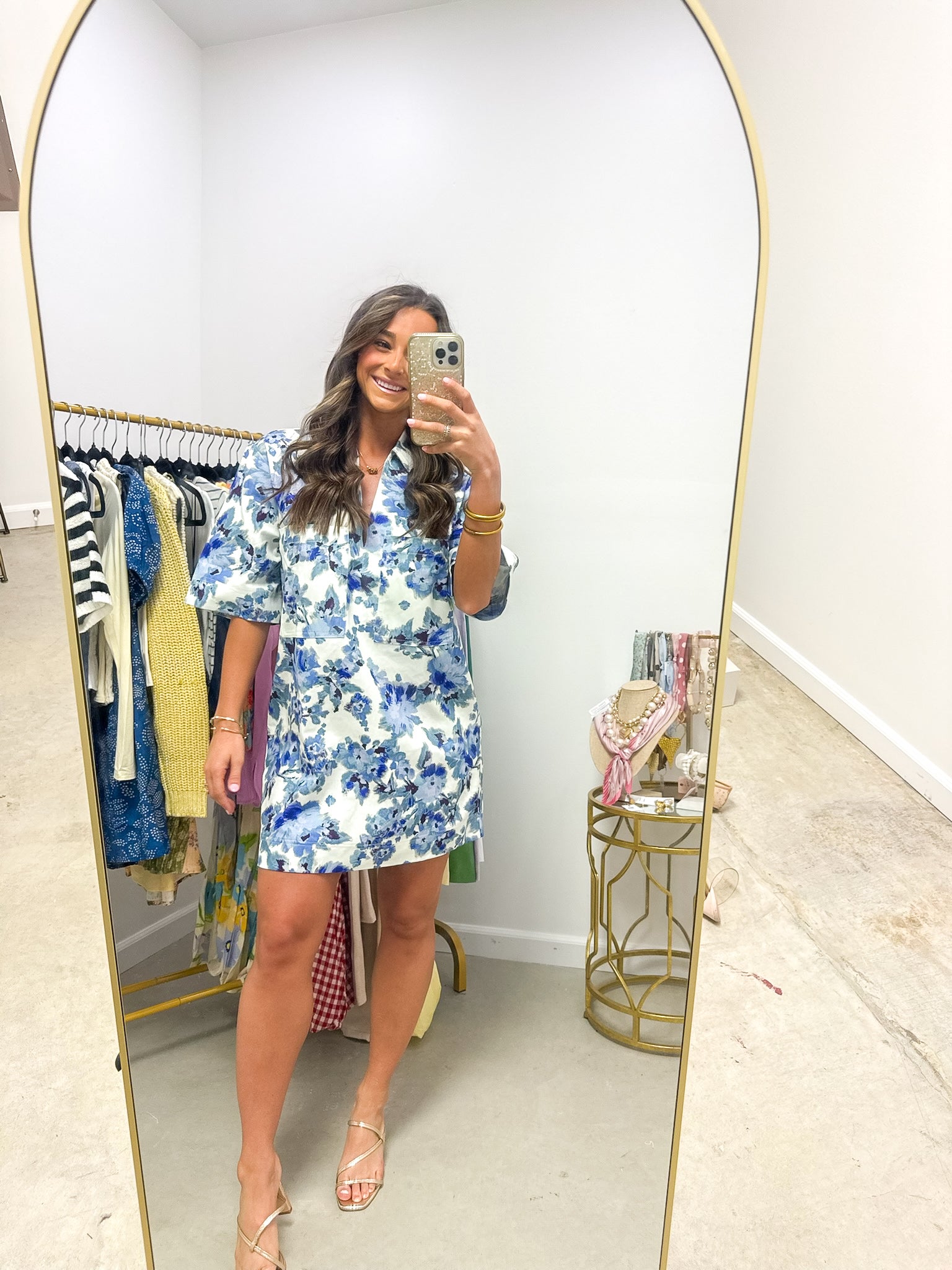 Carley Floral Collared Dress