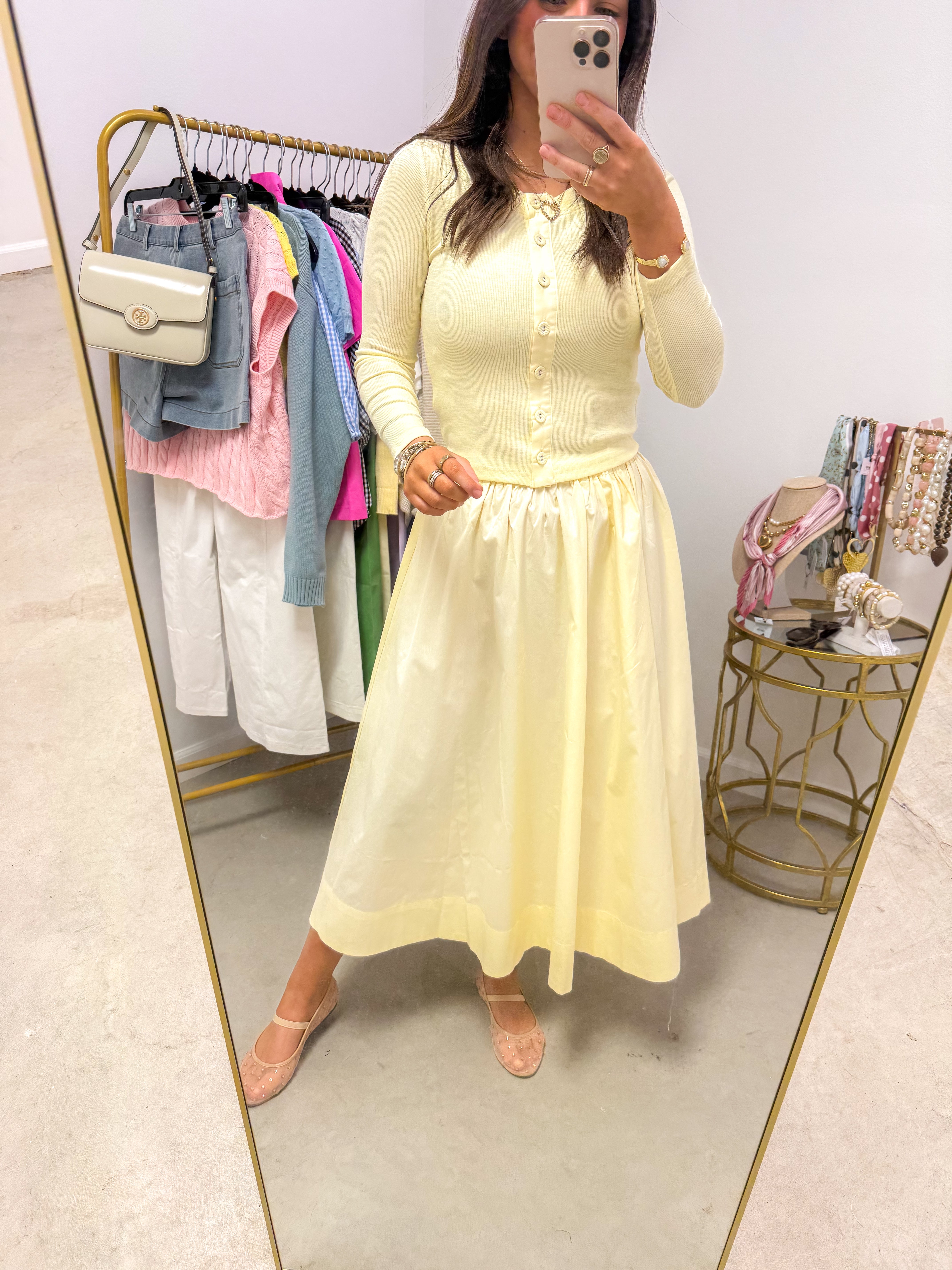 Sasha Gathered Maxi Skirt