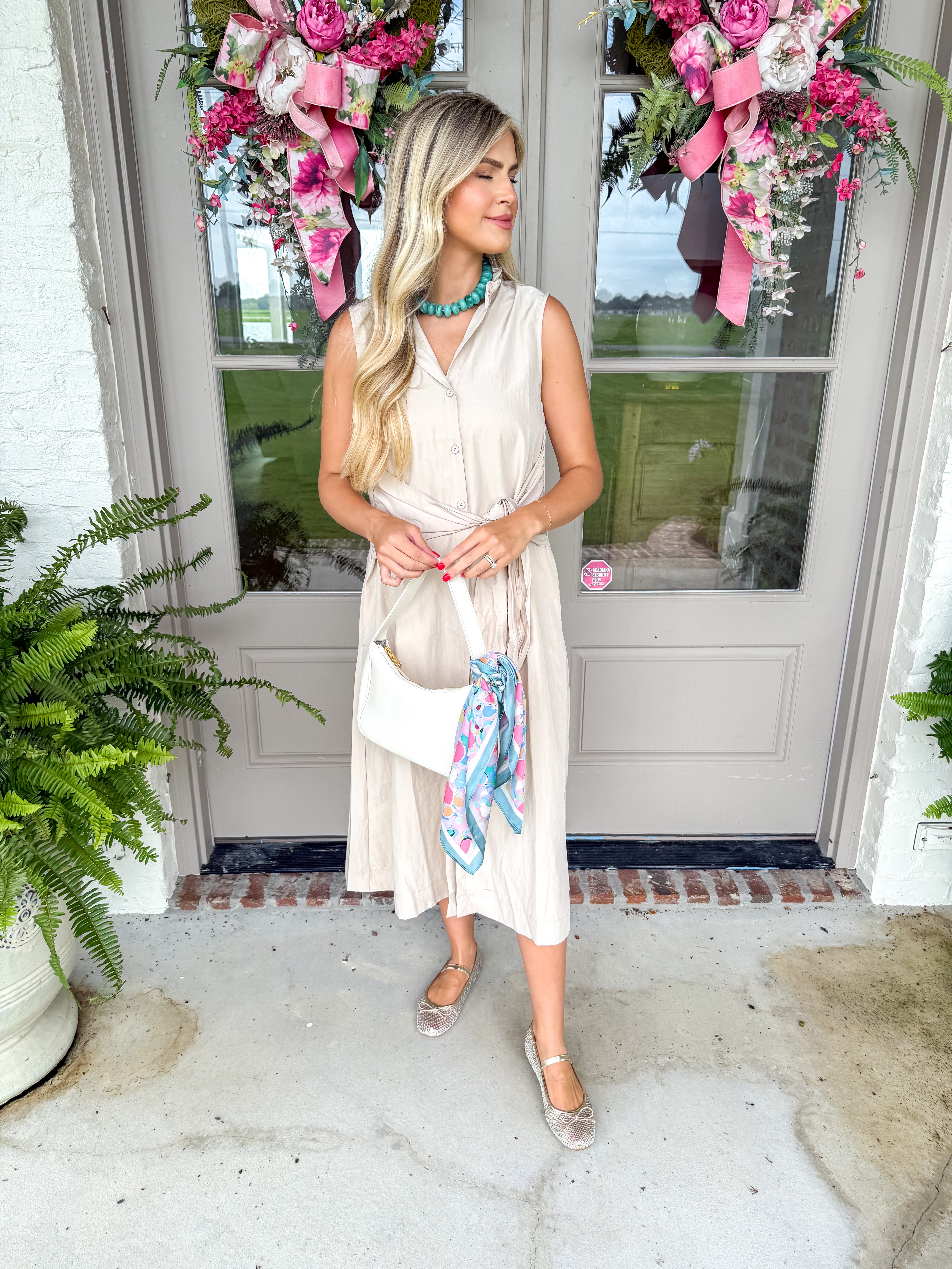 Bailee Taupe Midi
