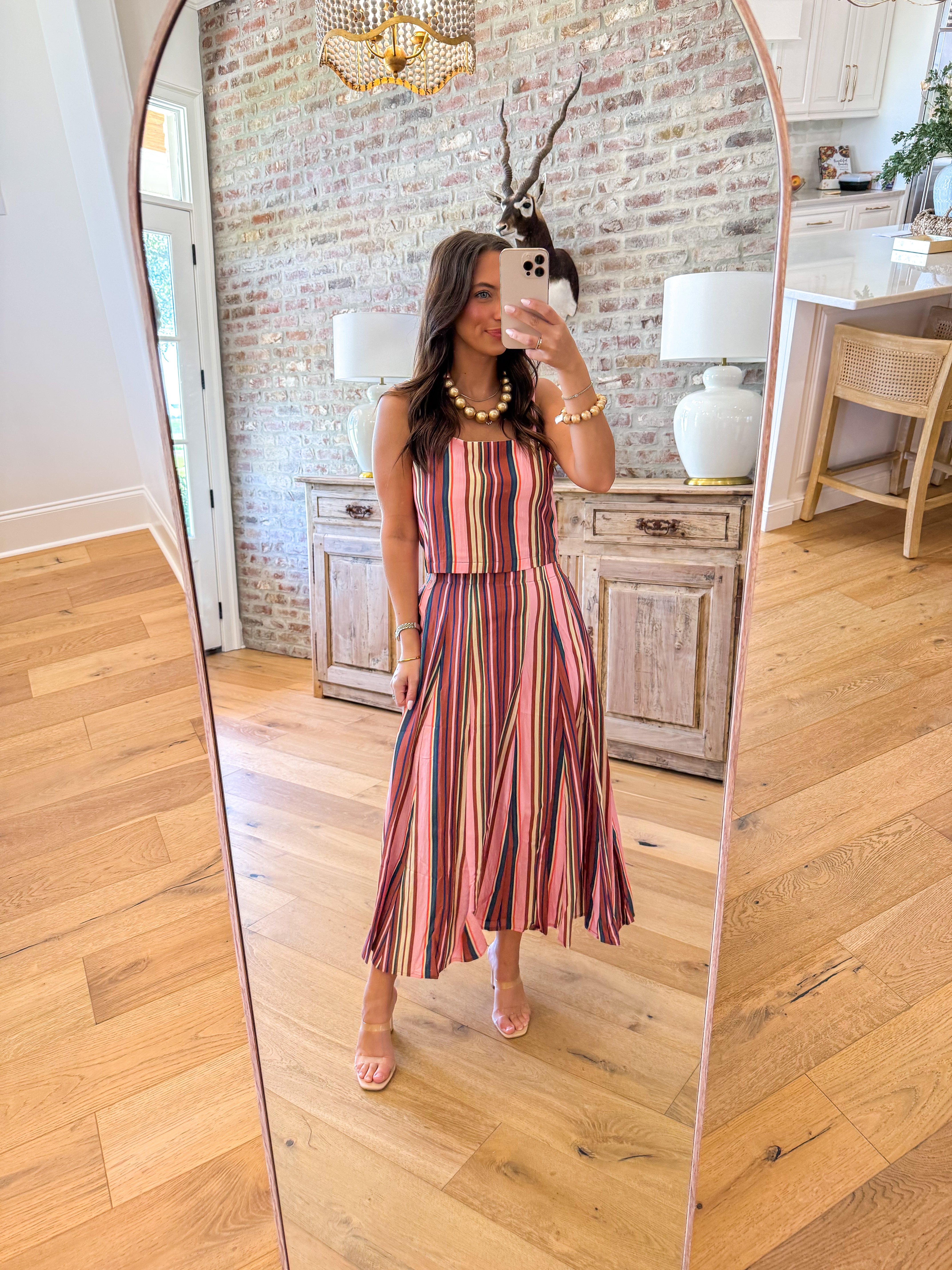 Sunday Stripe Skirt Set