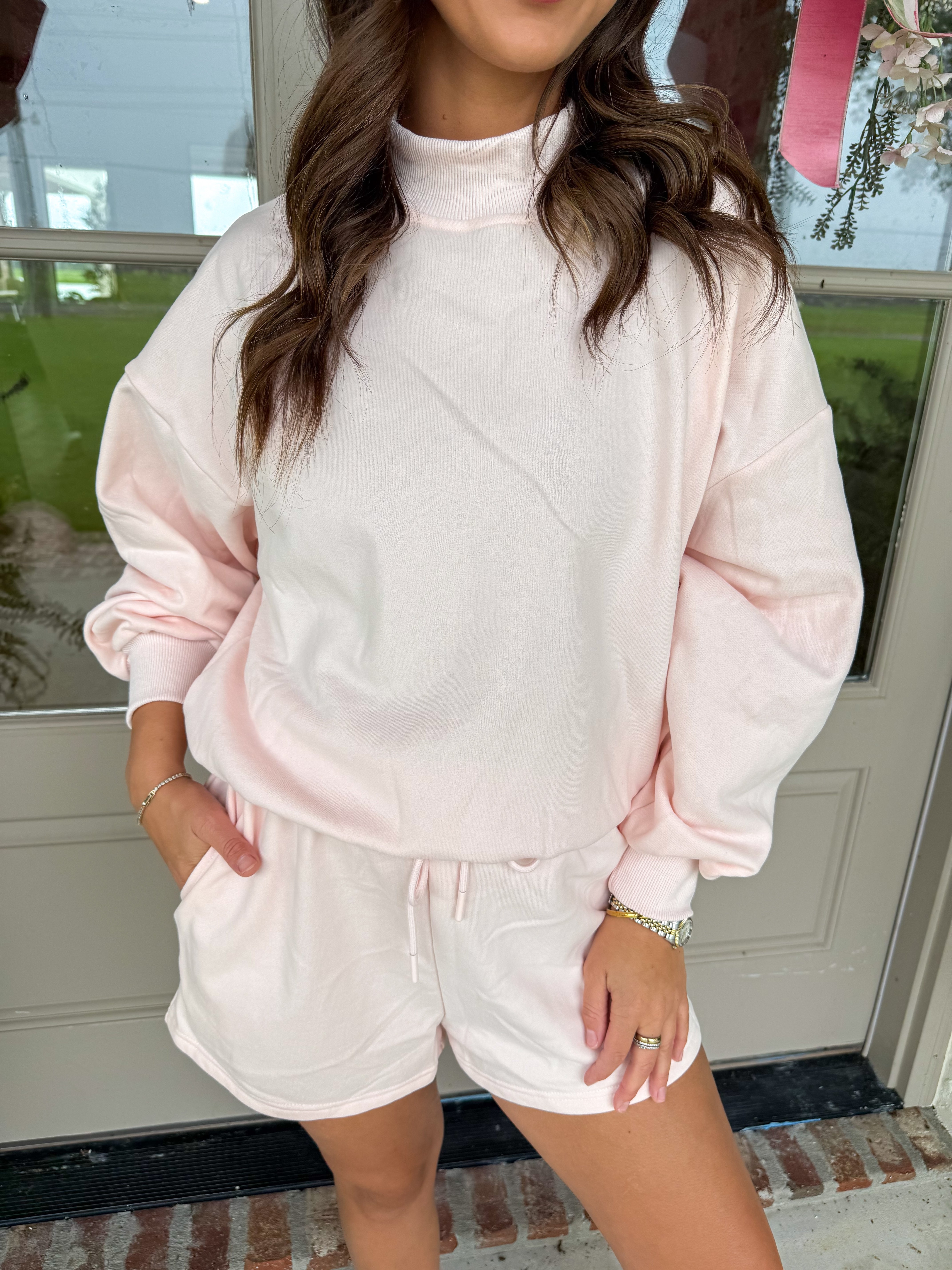 The Off-Duty Lounge Set Blush