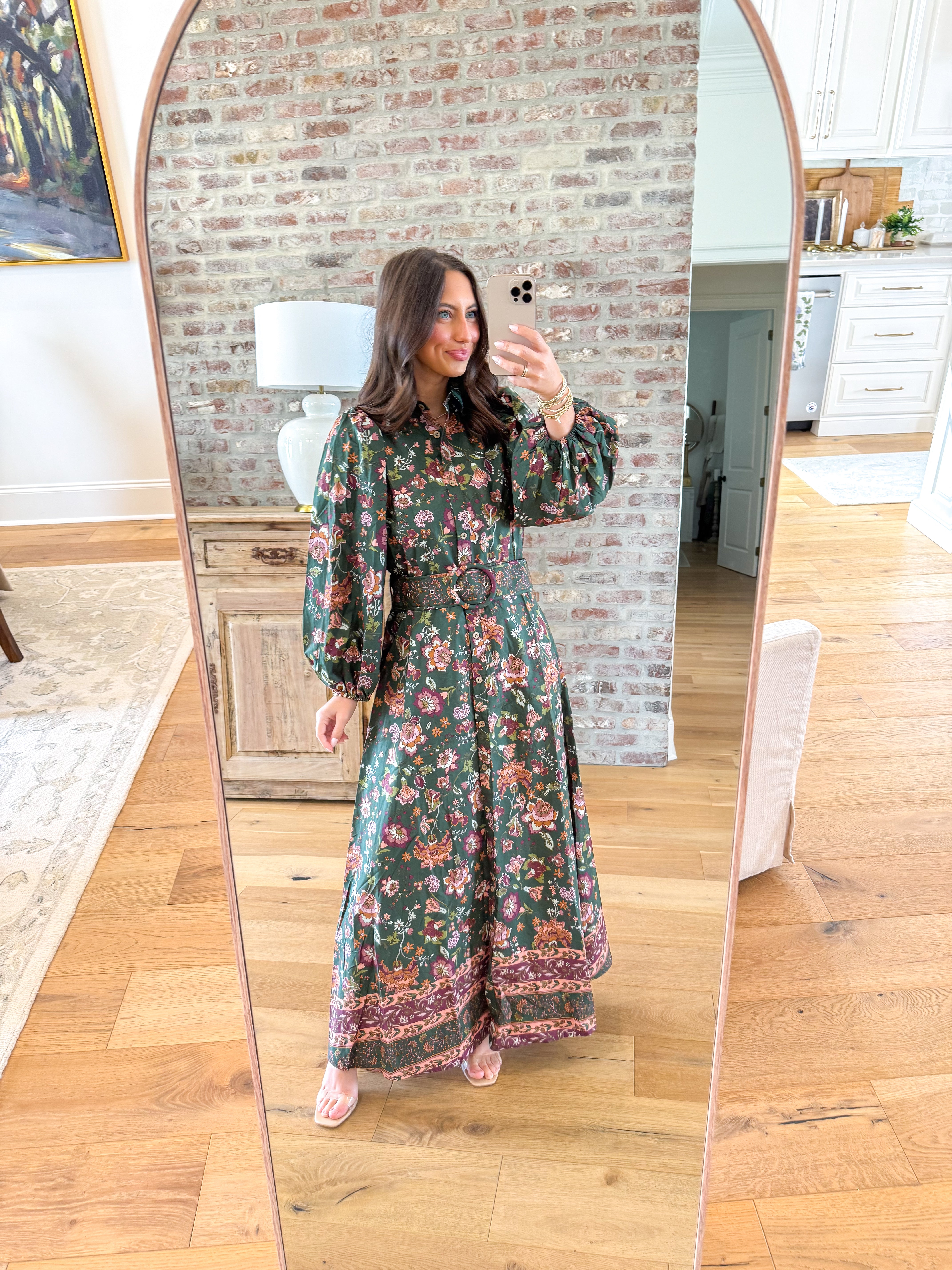 Emerald Meadow Maxi Dress