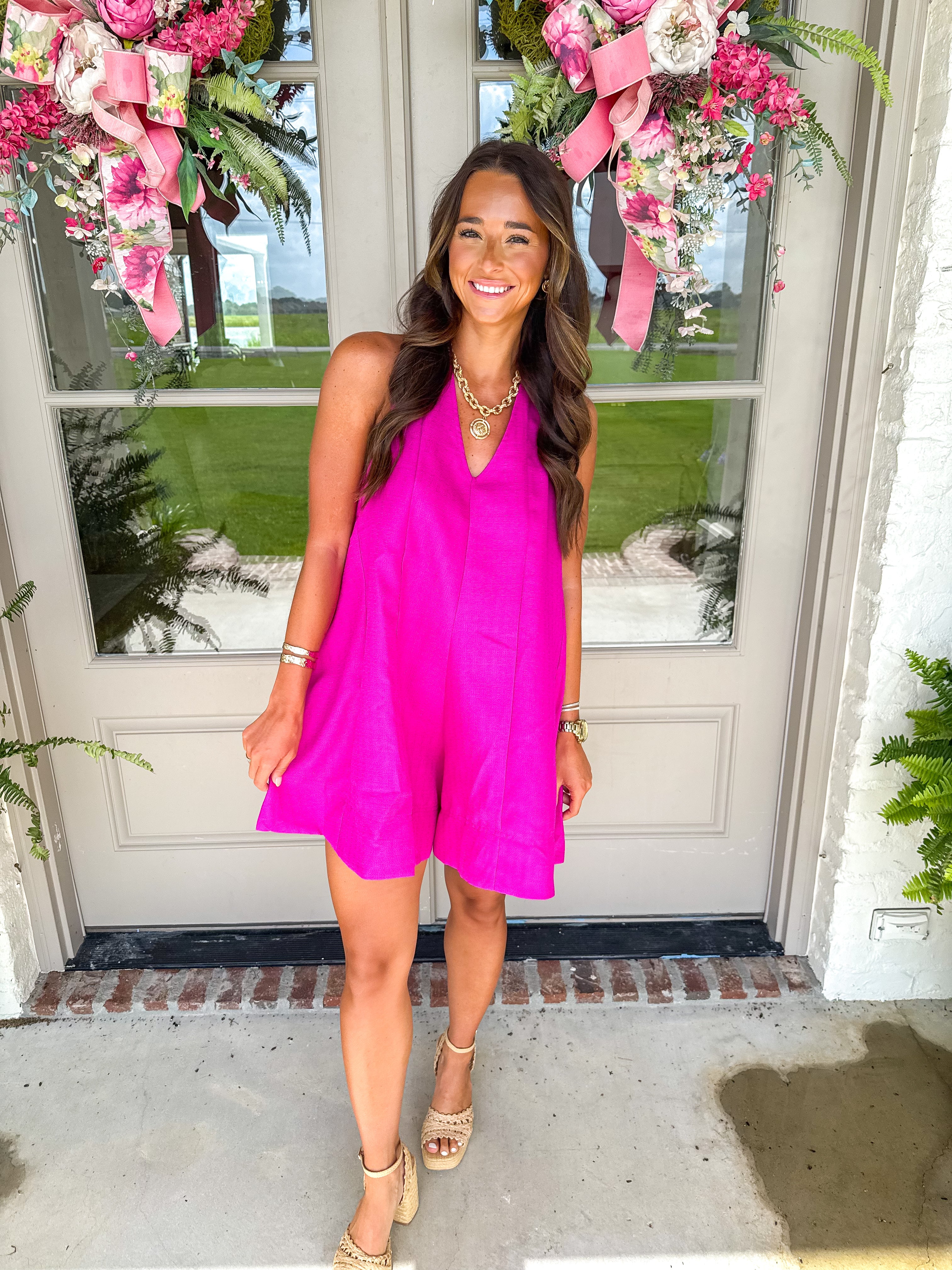 Pink Punch Romper
