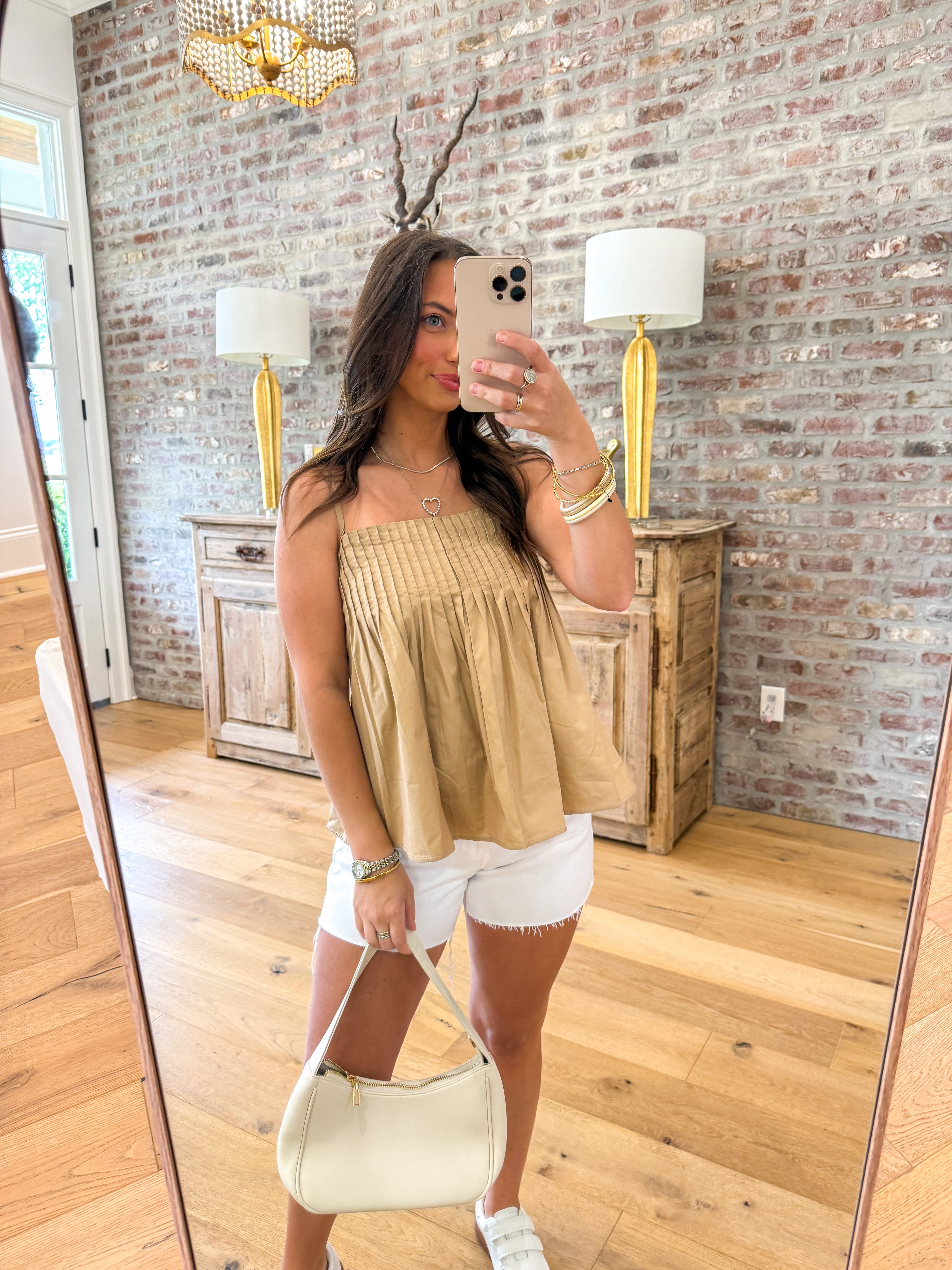 Sunny Side Pintuck Cami