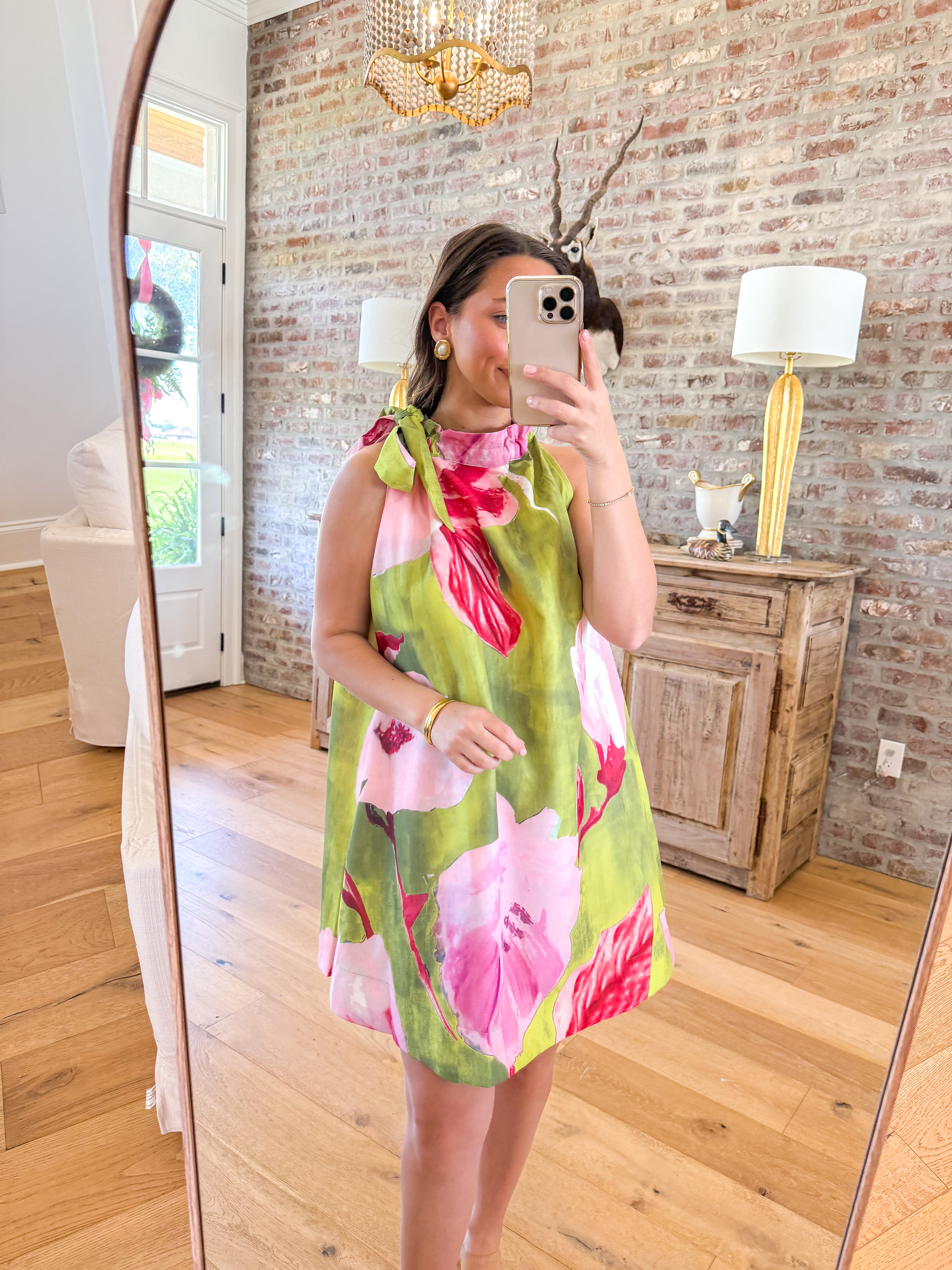 Garden Gala Floral Mini Dress