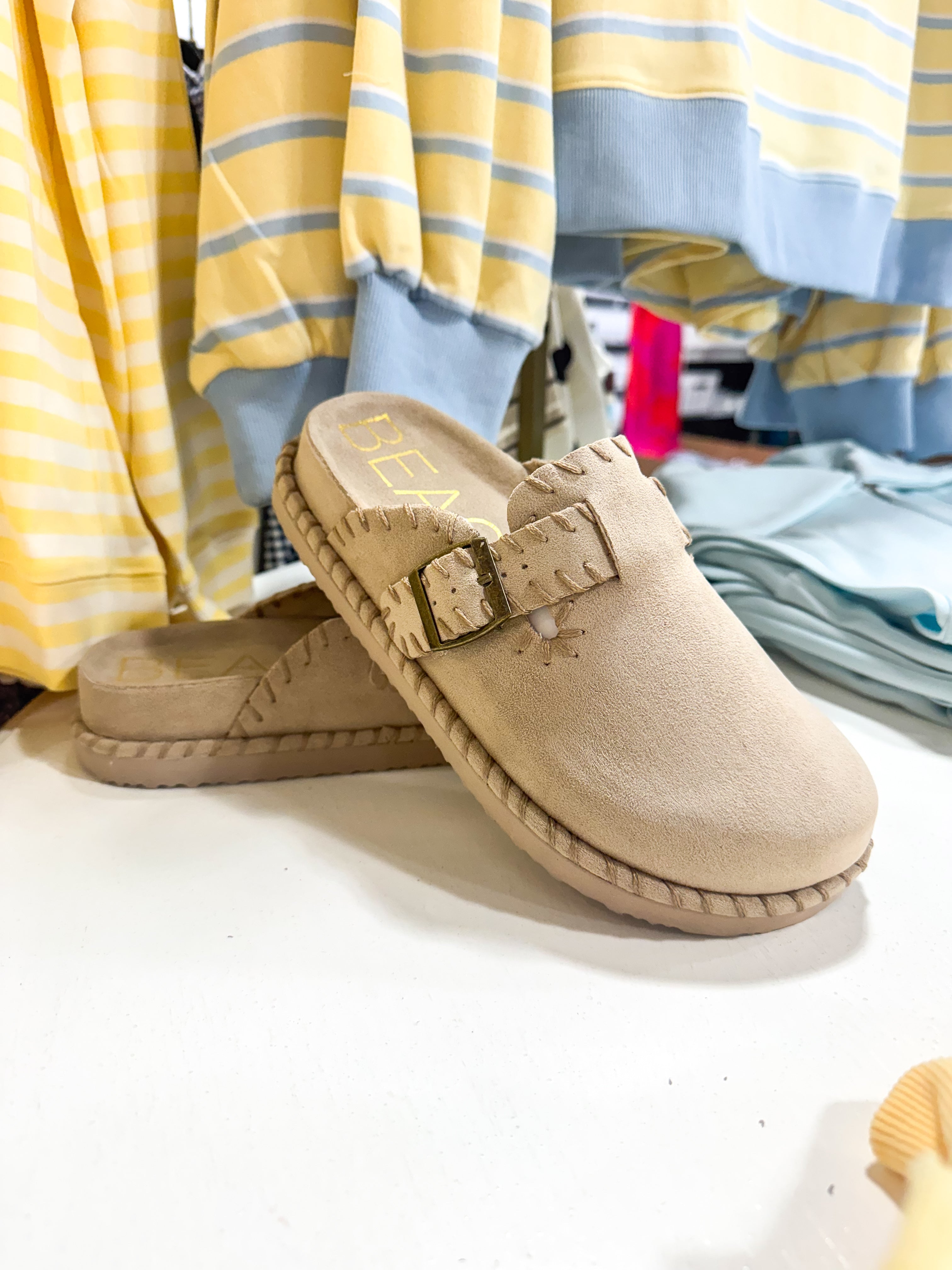 Percy Taupe Mule