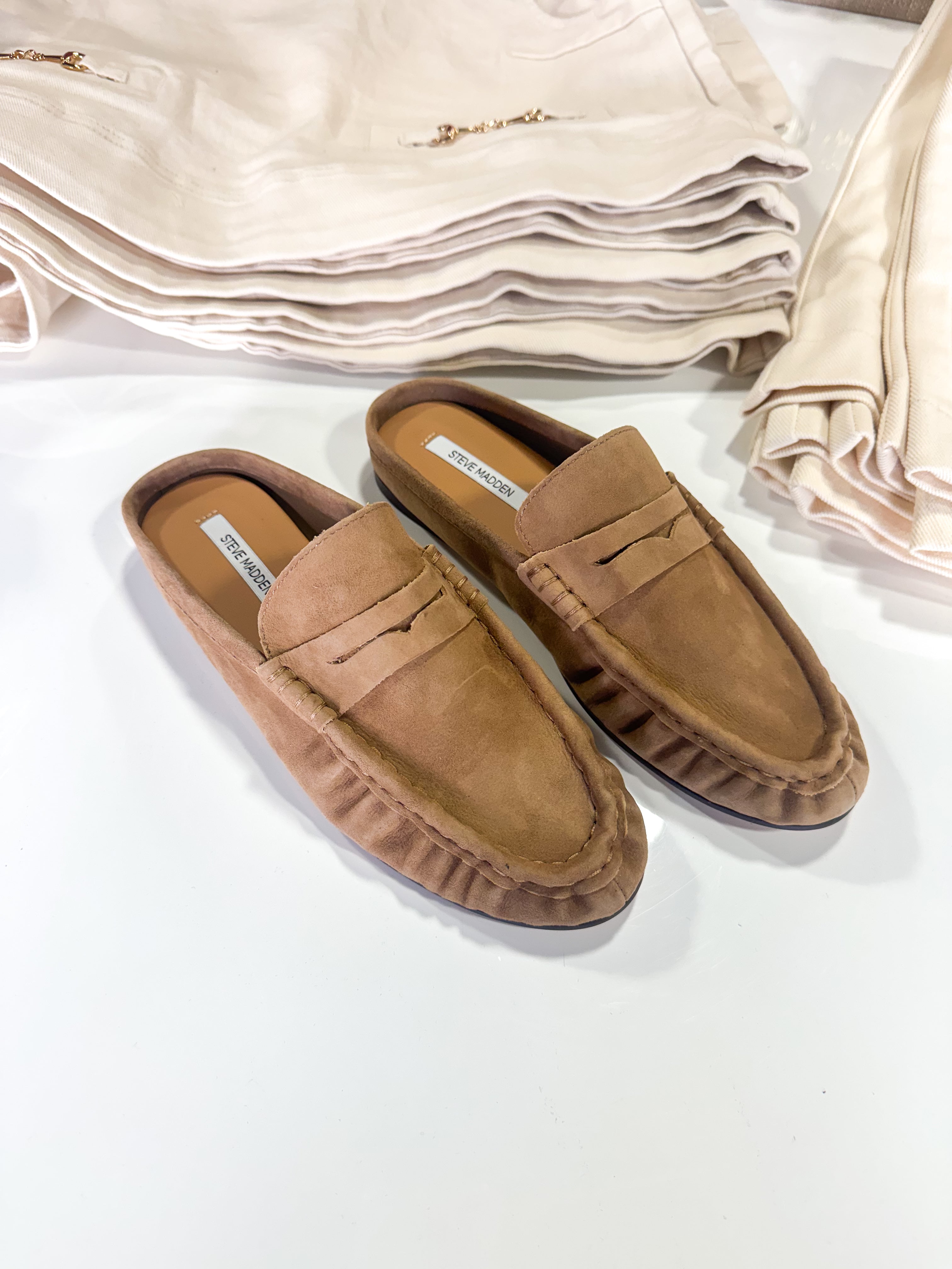 Rafe Taupe Suede Mule