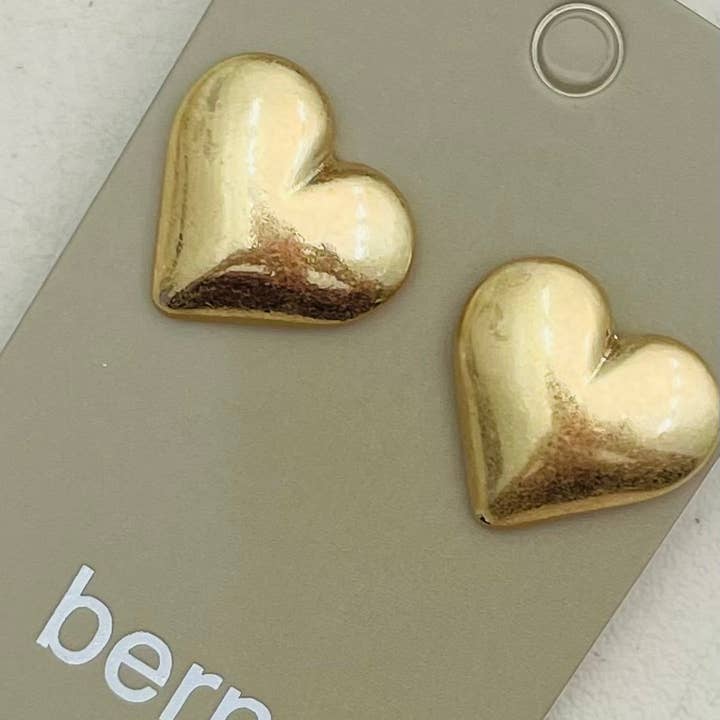 Vintage Puffy Hearts