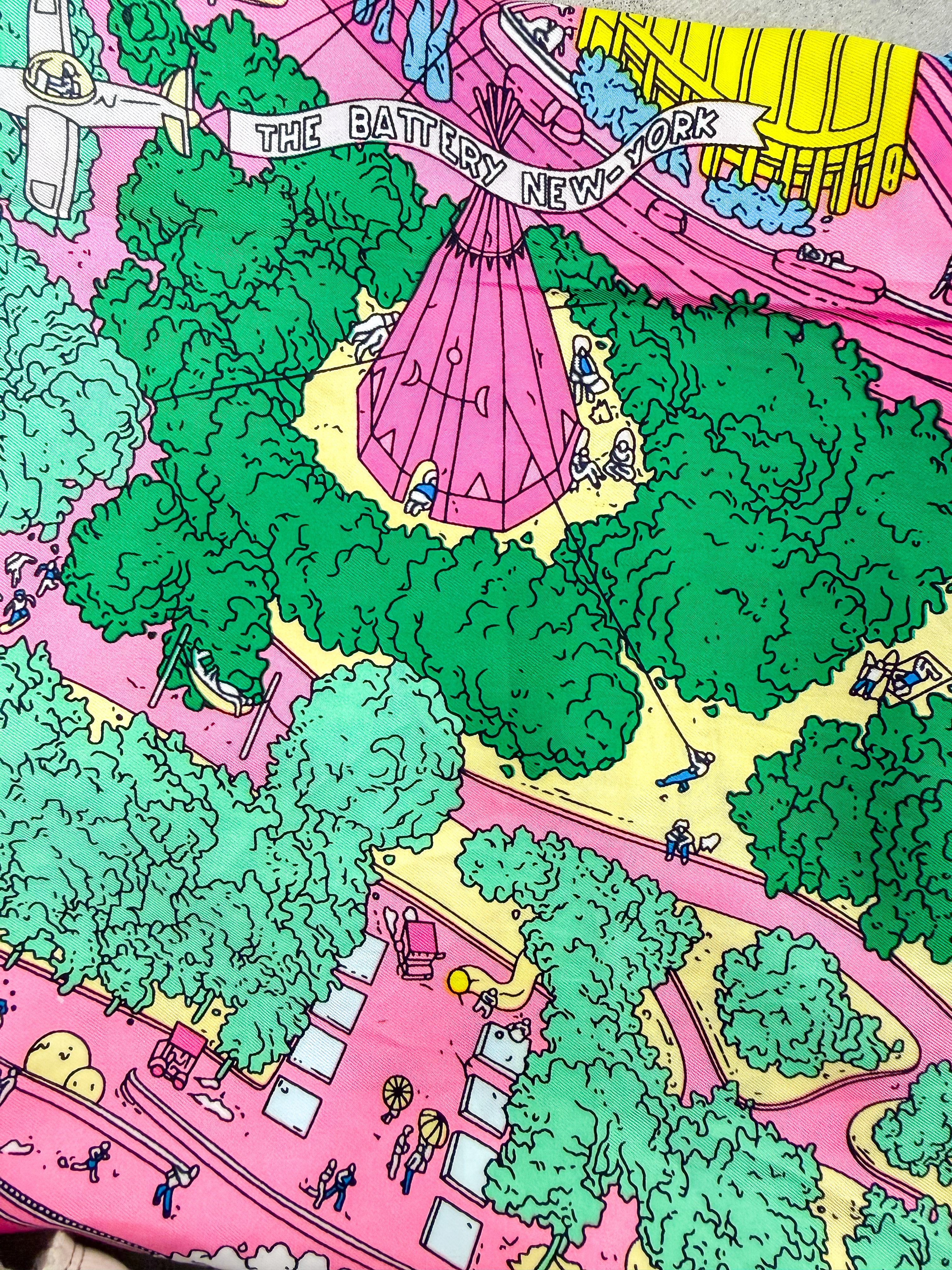 New York Colorful City Scarf