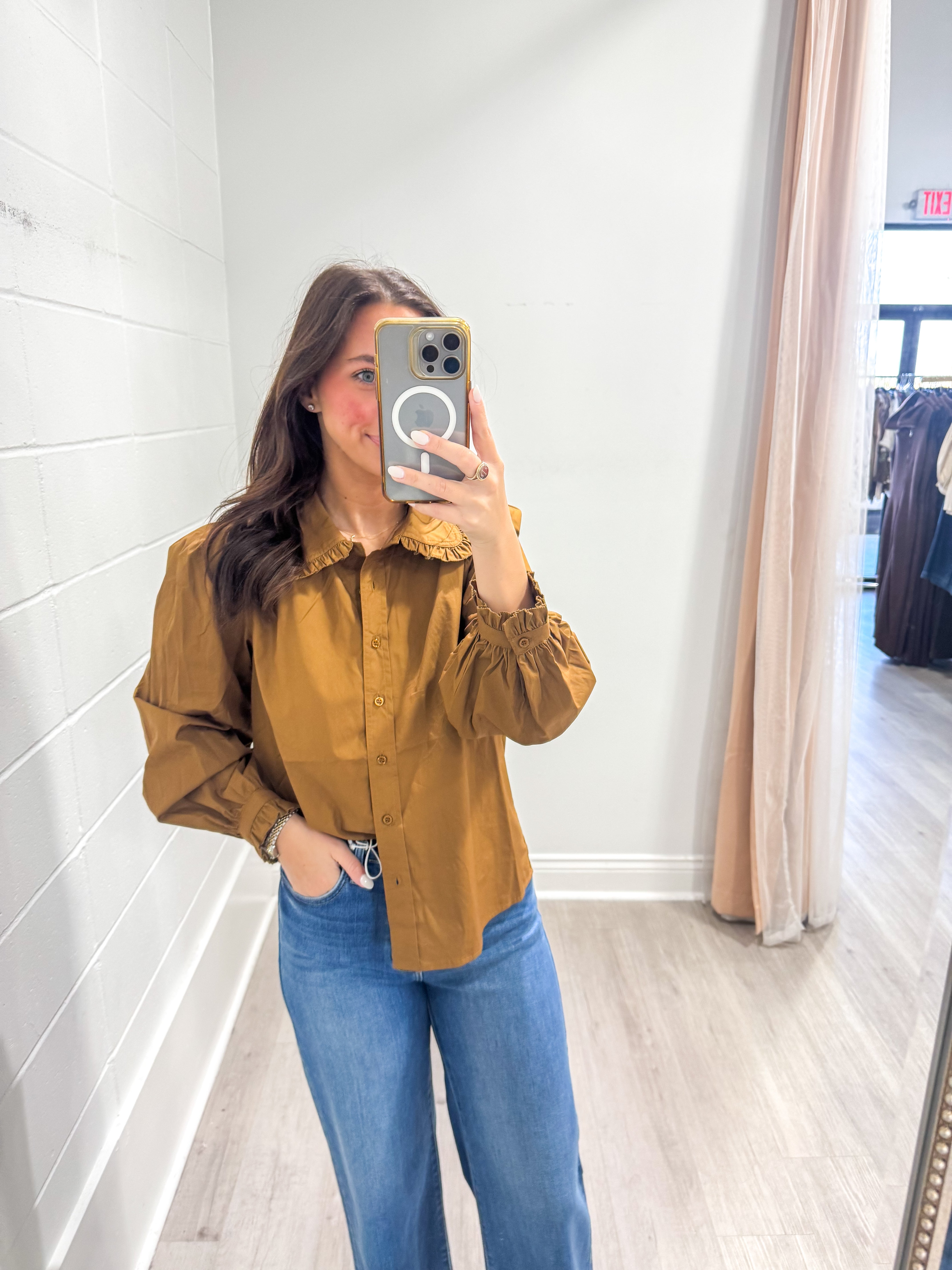 Maplewood Ruffle Blouse