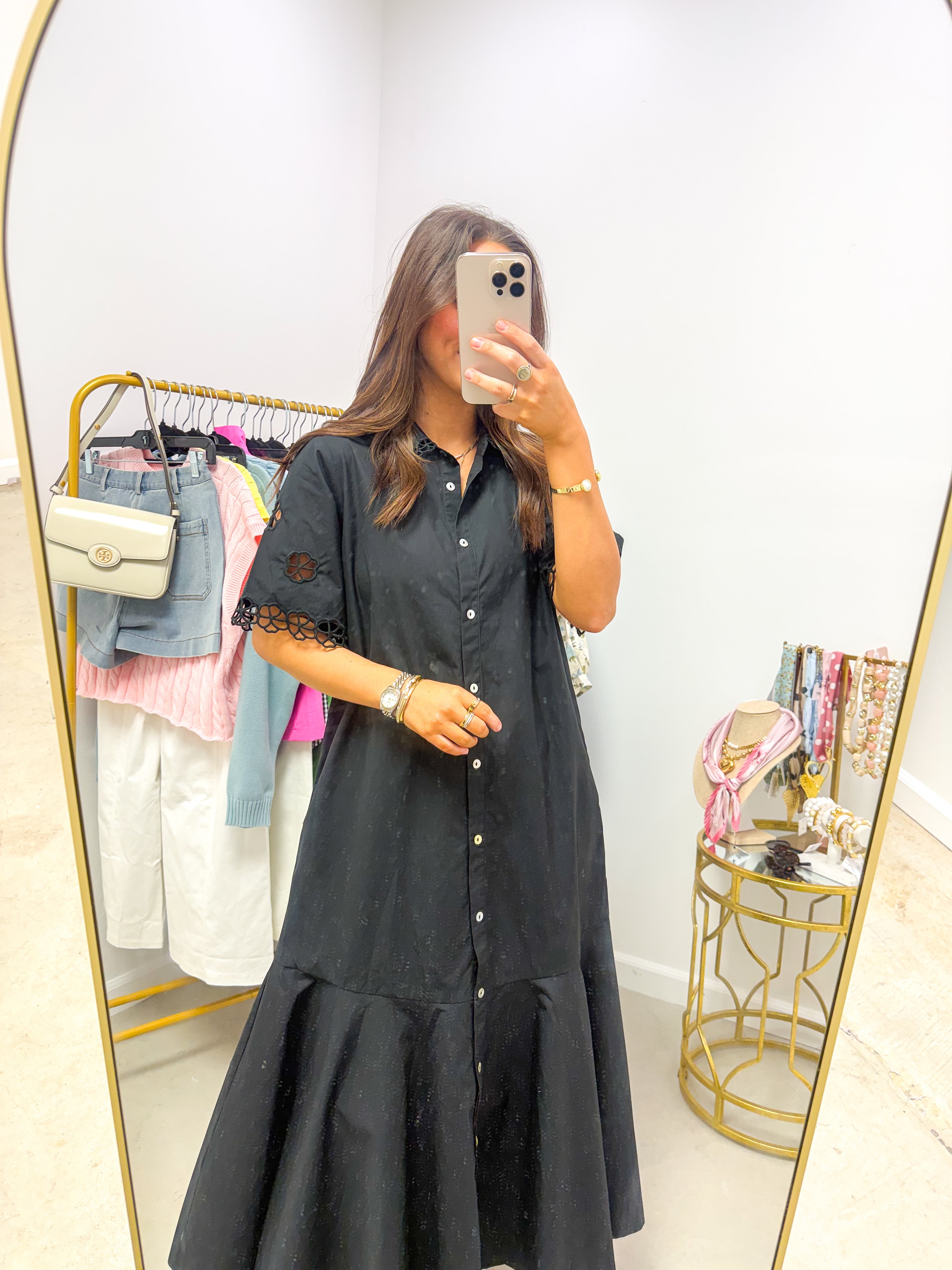 Polished Choice Black Midi