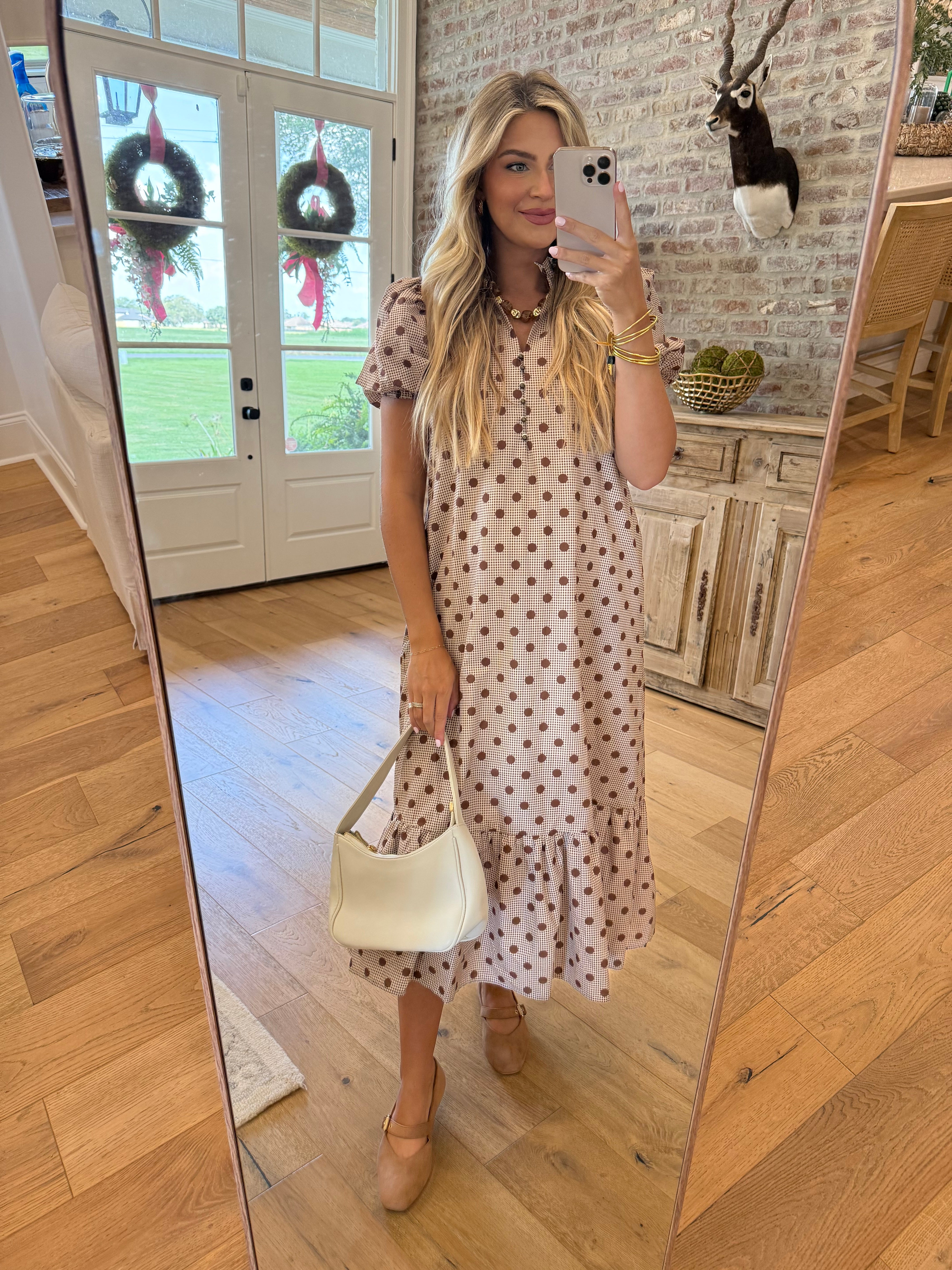 The Mocha Mix Midi Dress
