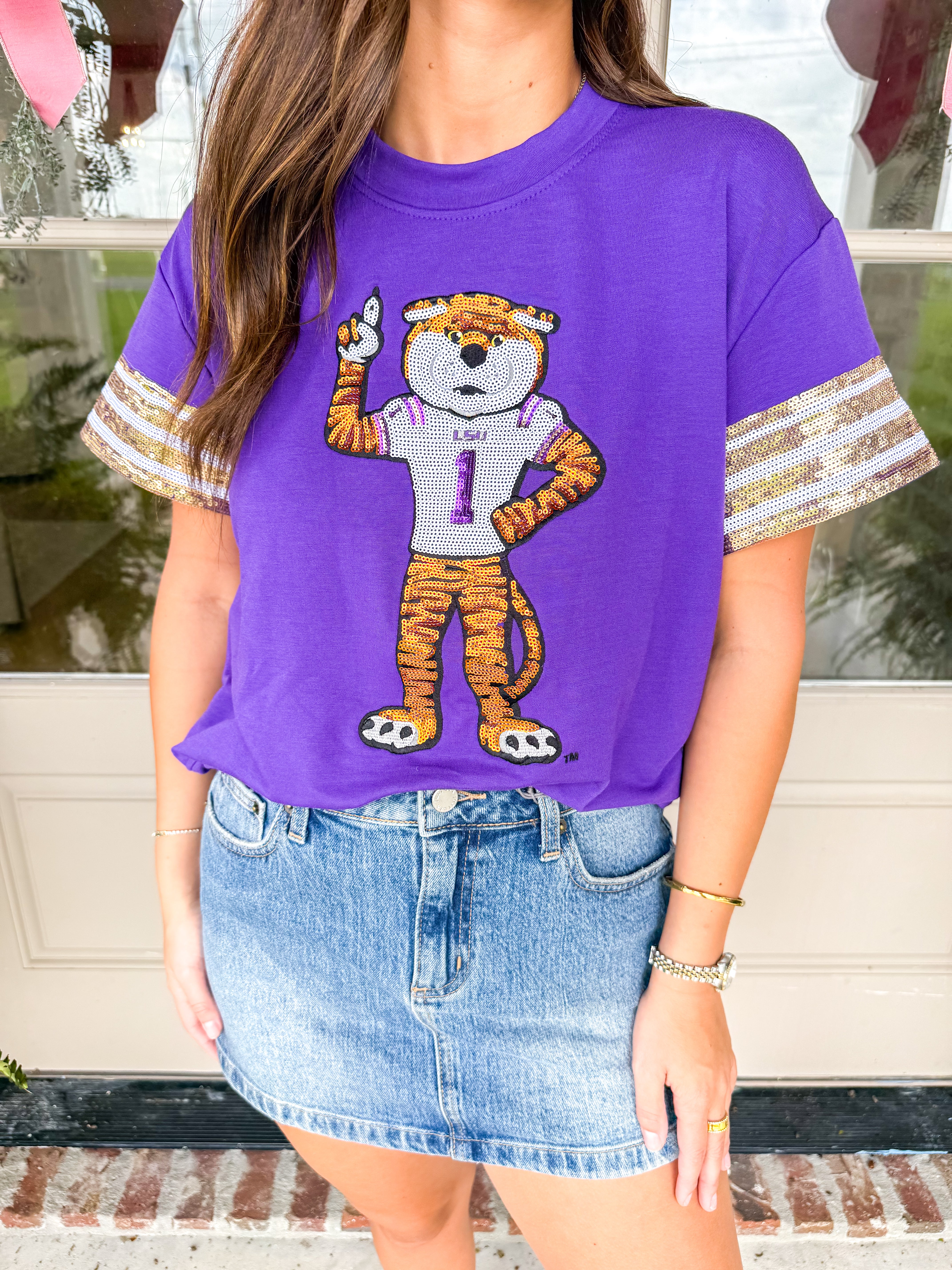 Ariana LSU Tiger Top