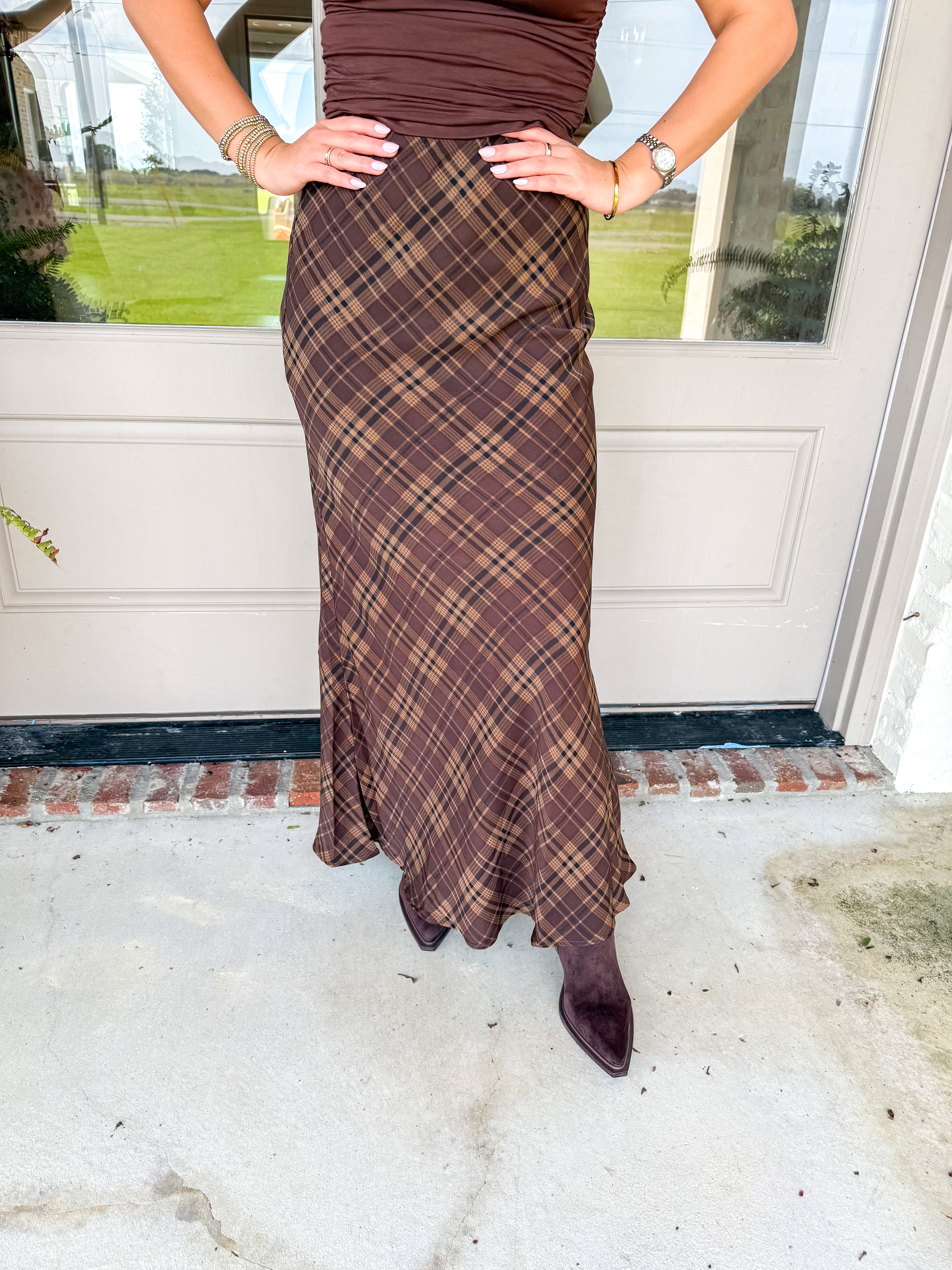 The Magnolia Bias Maxi Skirt
