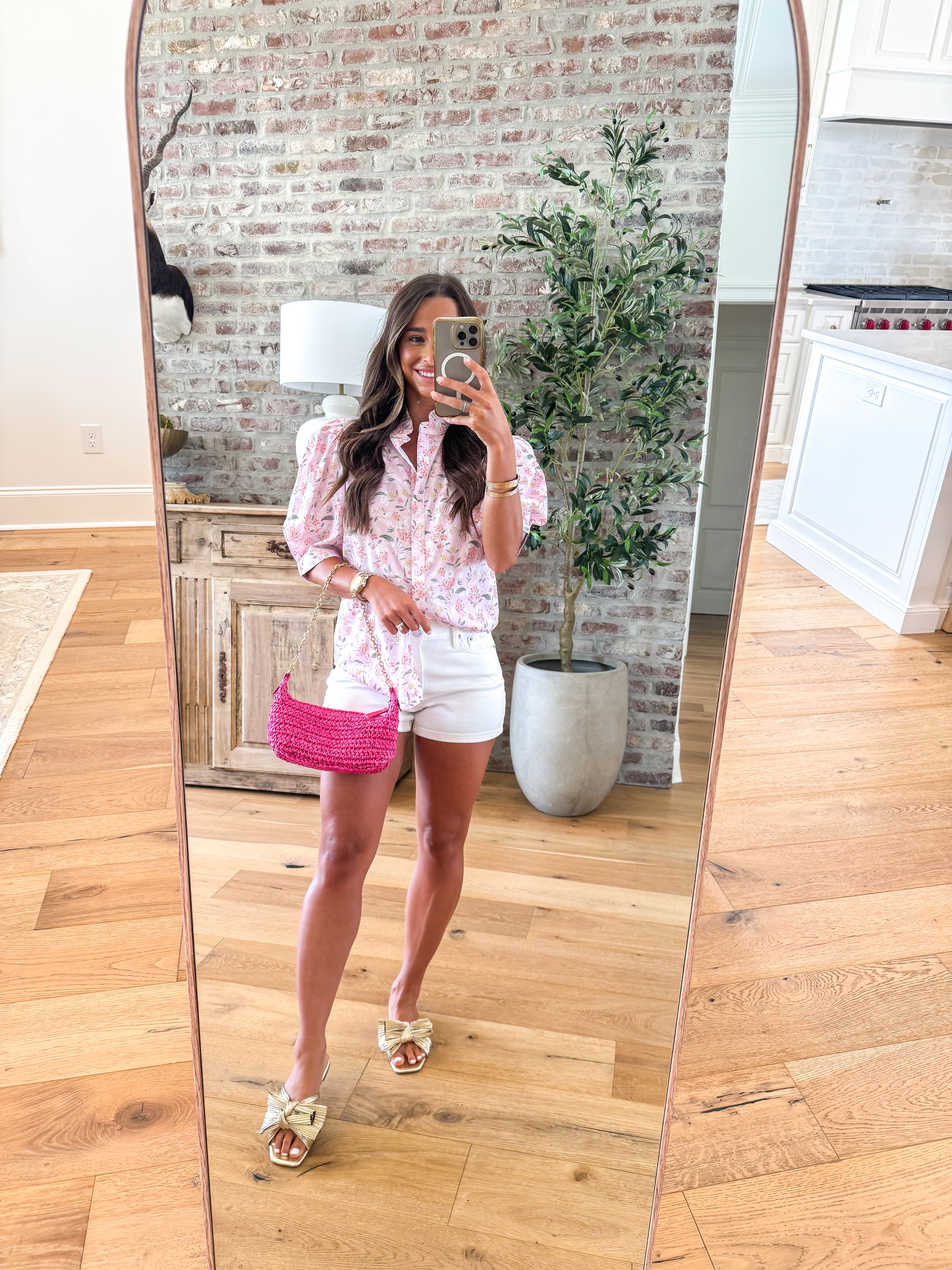 Pink Garden Party Blouse