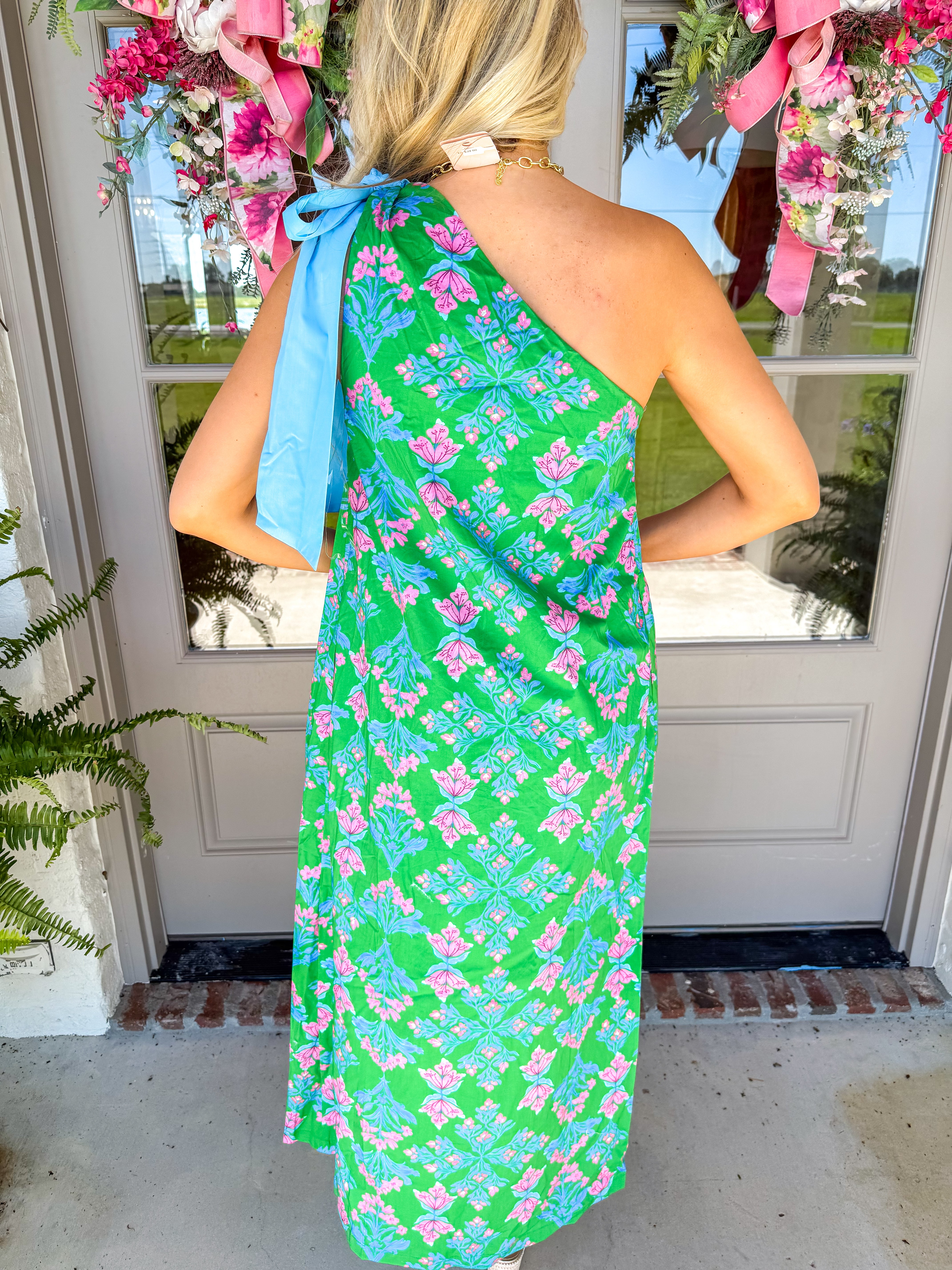 Garden Party One-Shoulder Dress