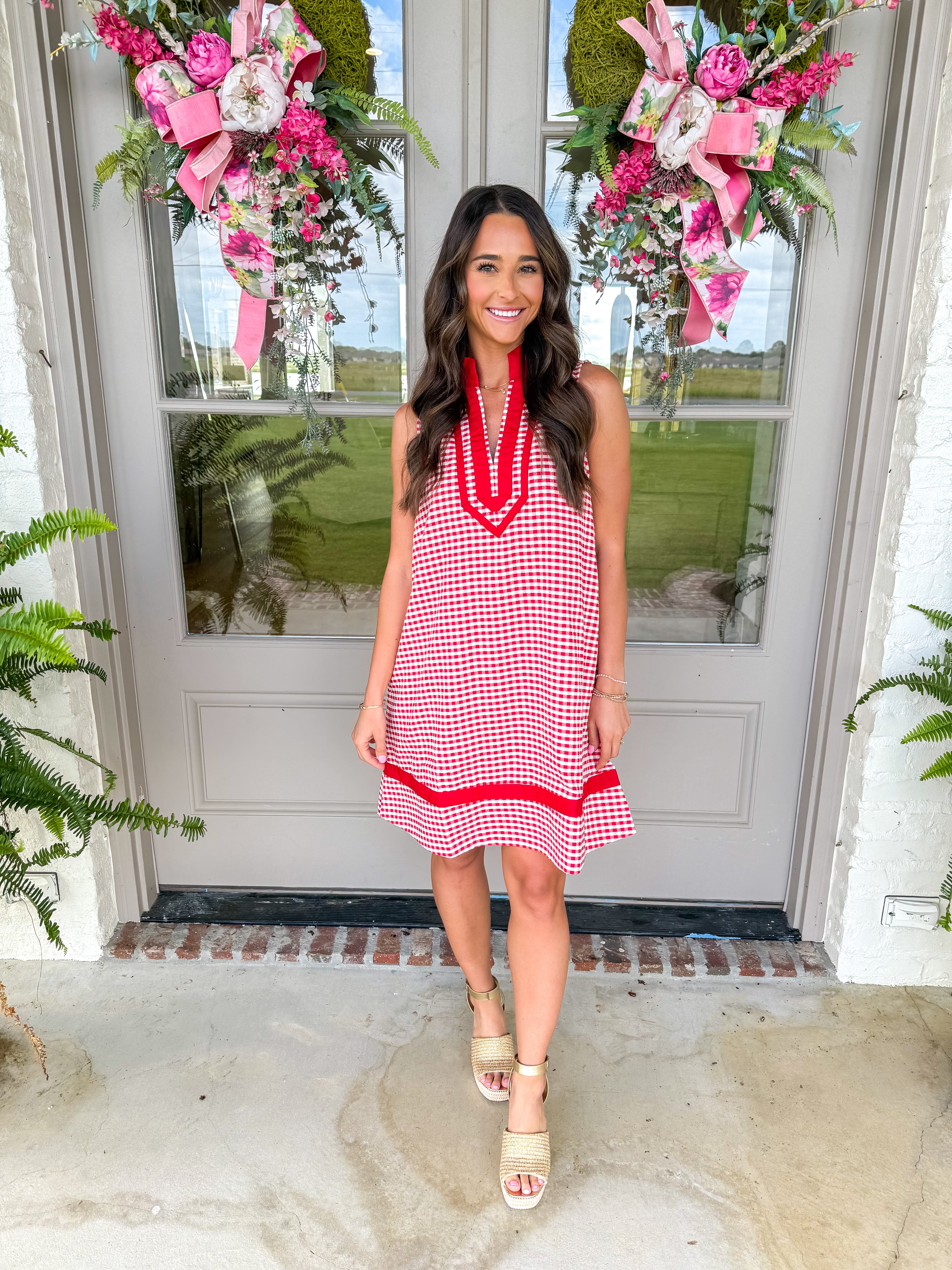 Picnic in the Park Red Gingham Mini