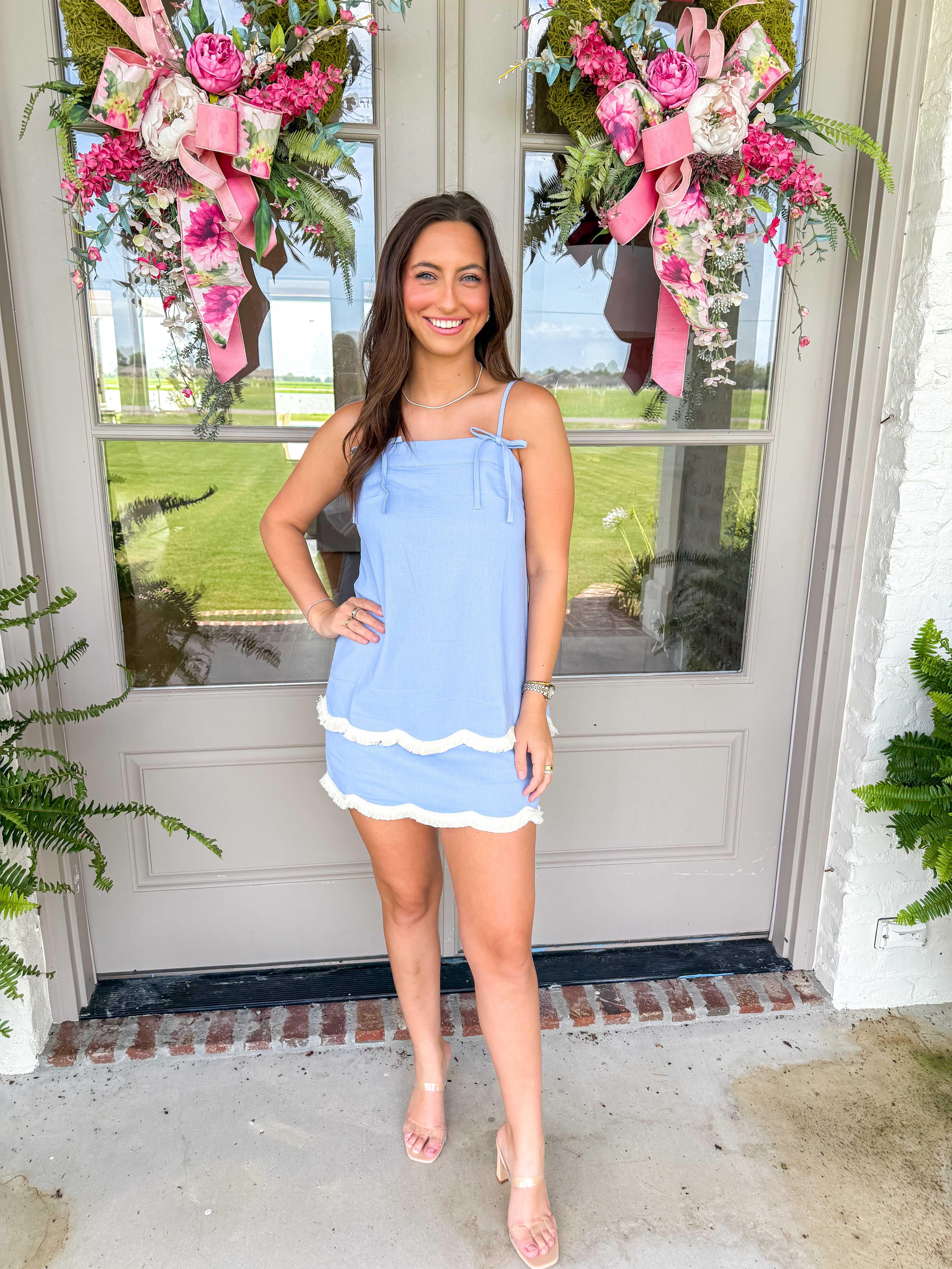 Periwinkle Breeze Two-Piece Set