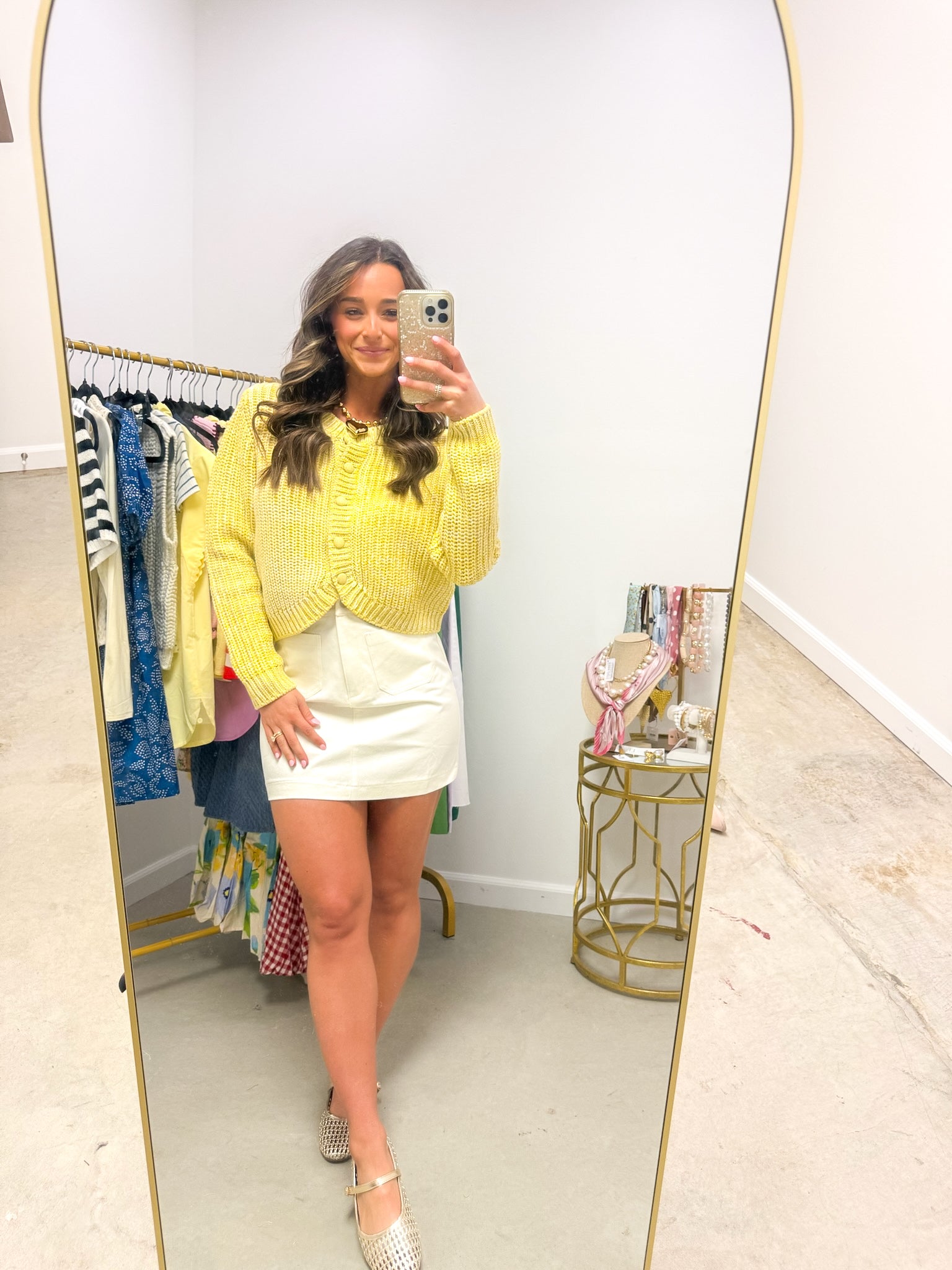 Sunroof Tulip Hem Cardi