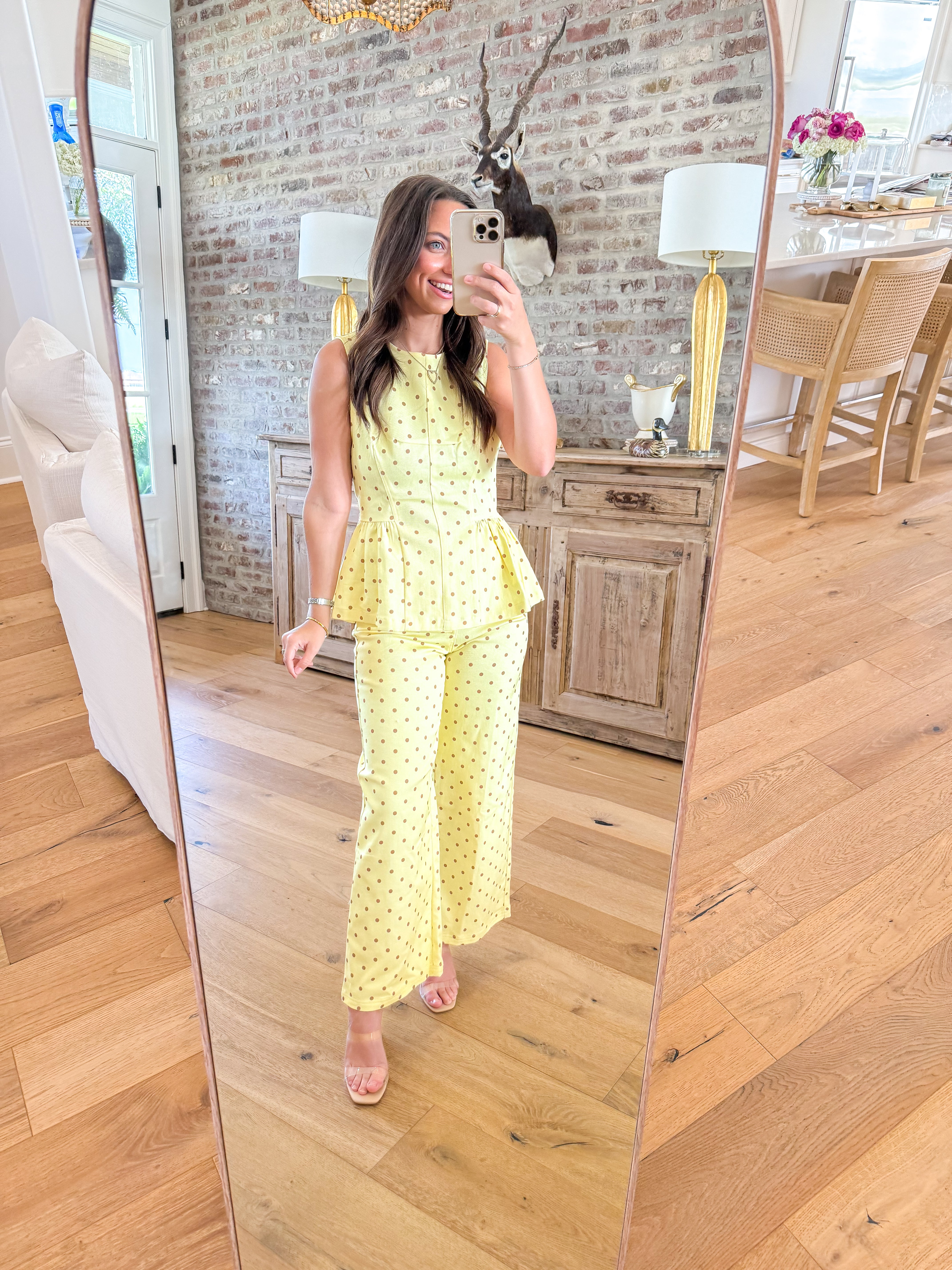 Sunshine Dot Straight Leg Jeans