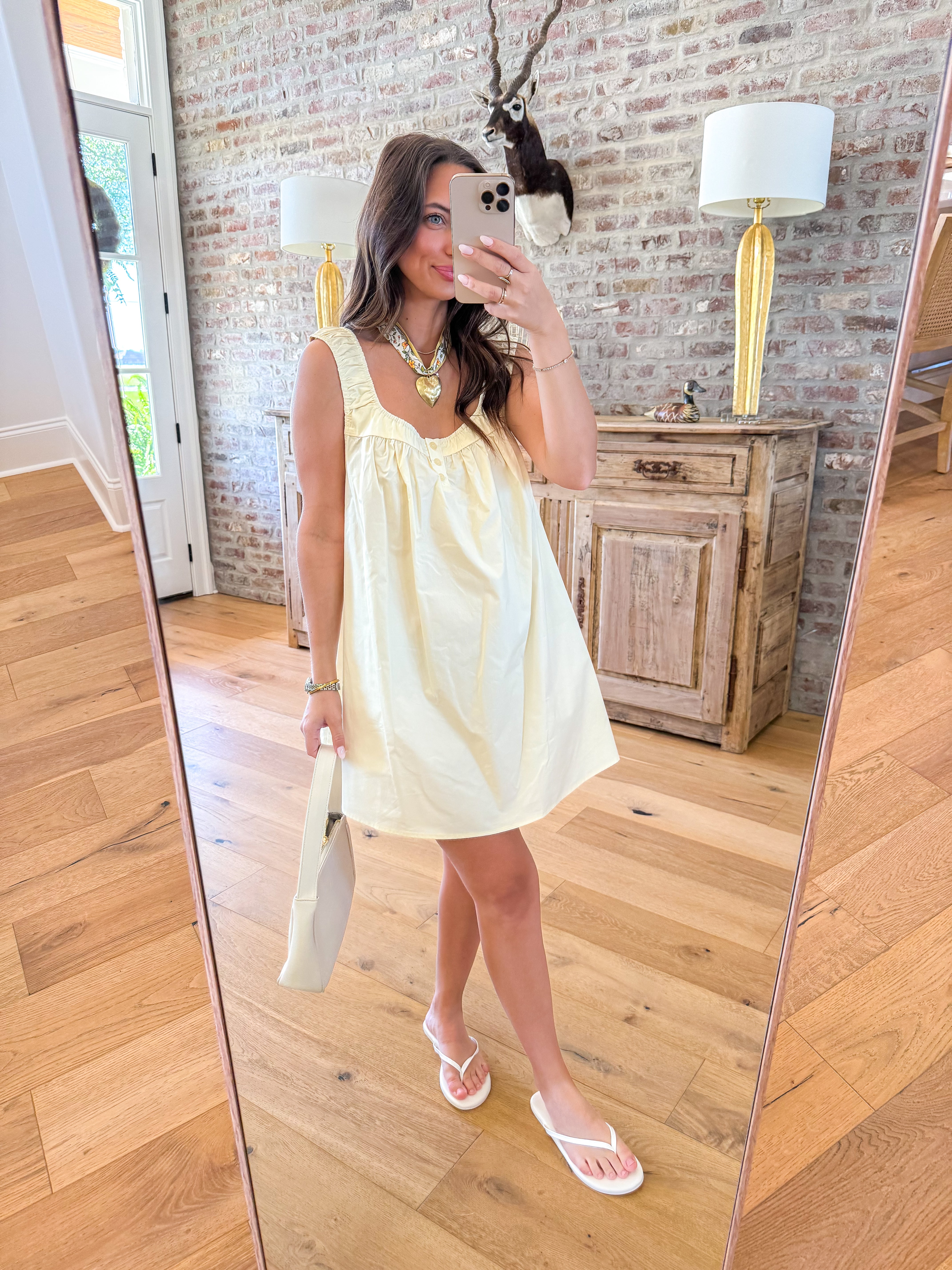 Finn Swing Mini Dress Yellow
