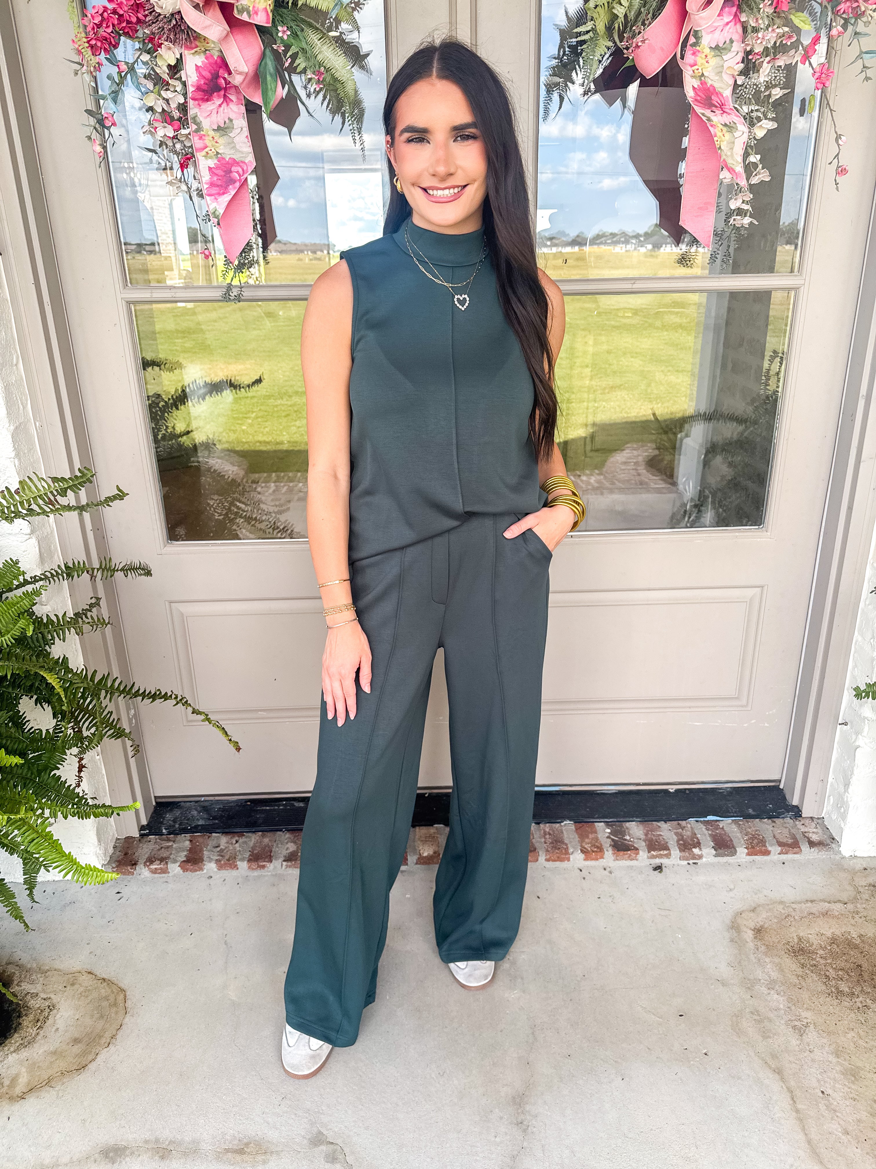 Forest Green Soft Modal Lounge Set