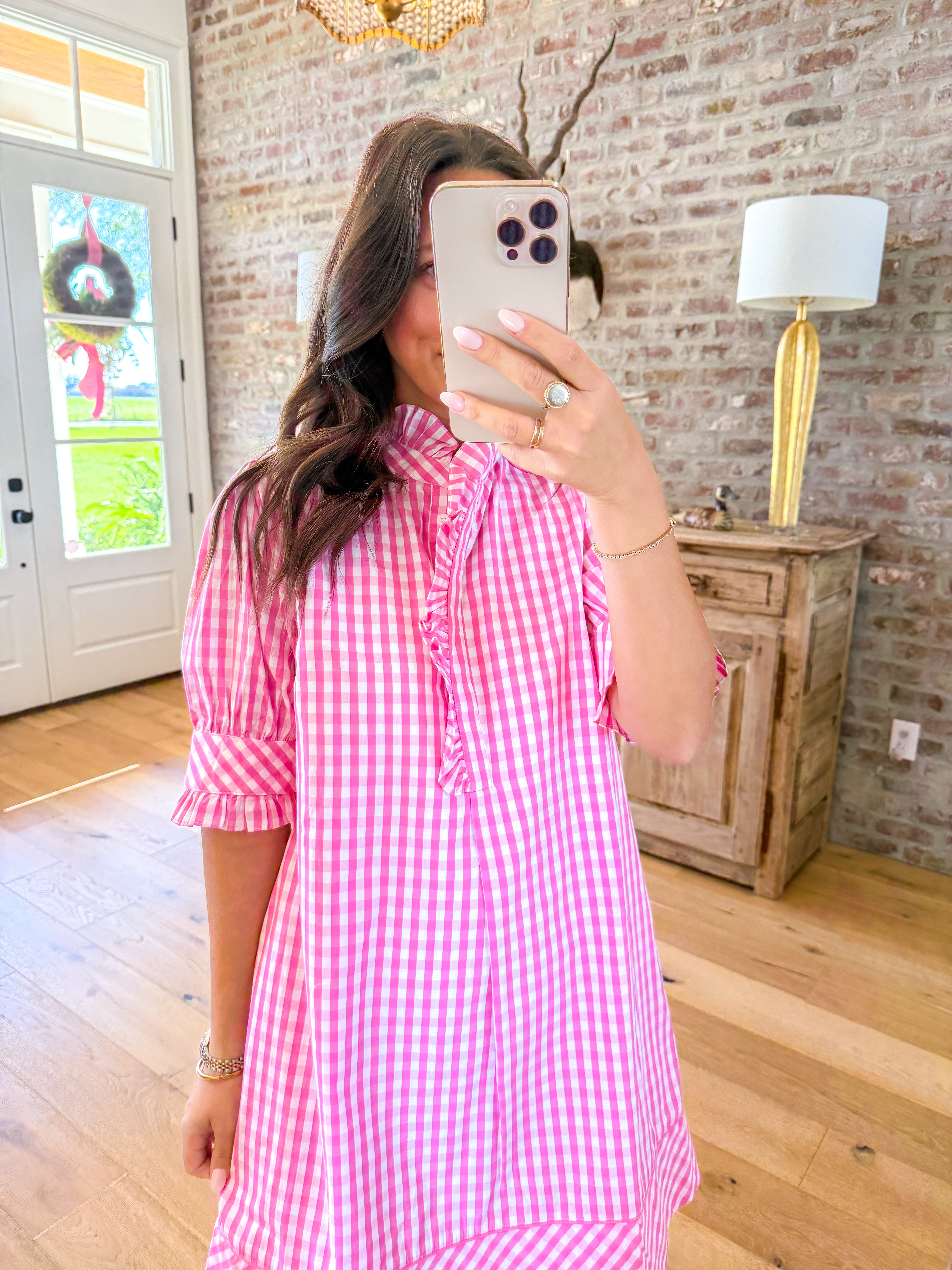 Pink Sweet Tea Gingham Mini