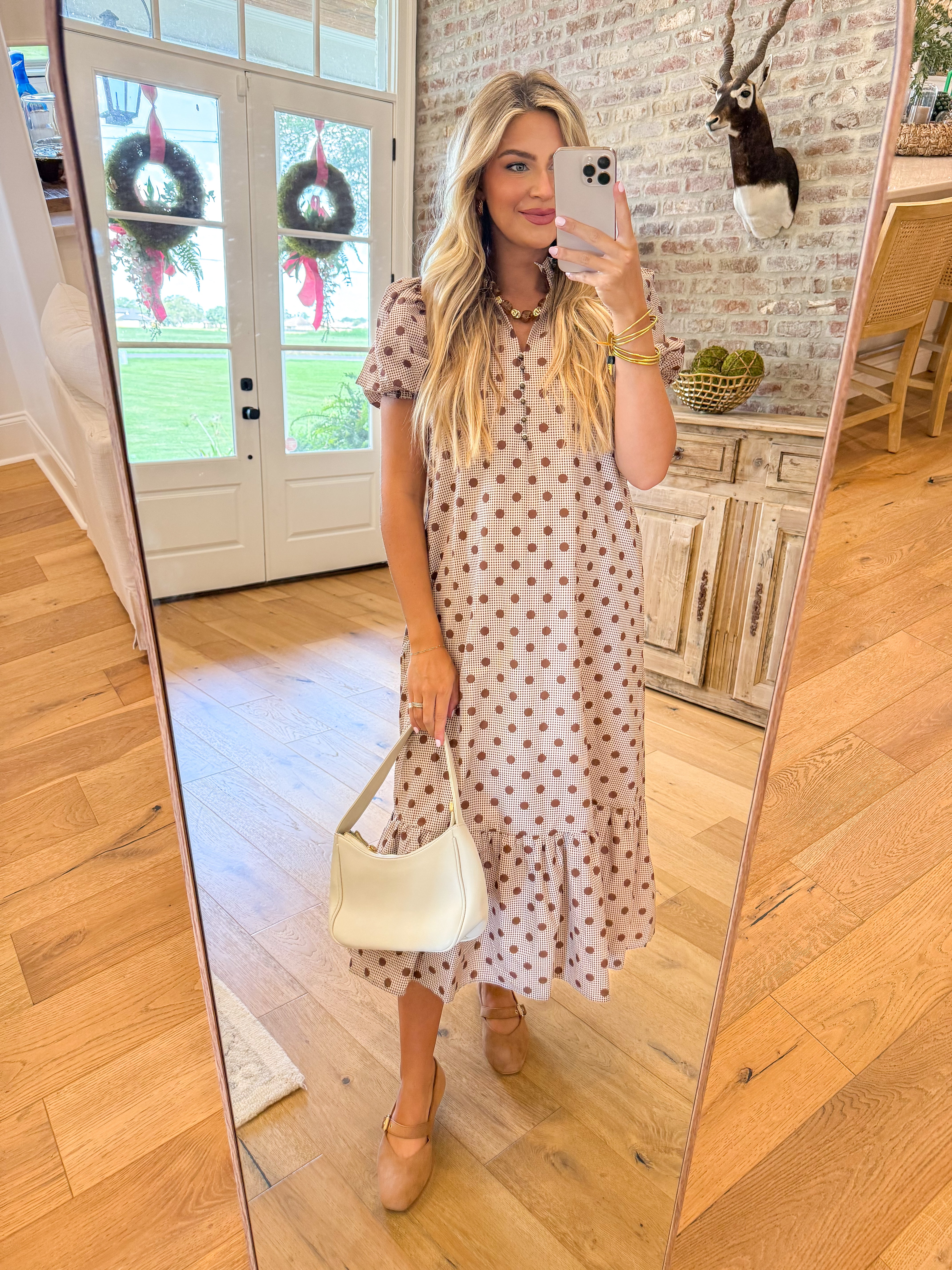 The Mocha Mix Midi Dress