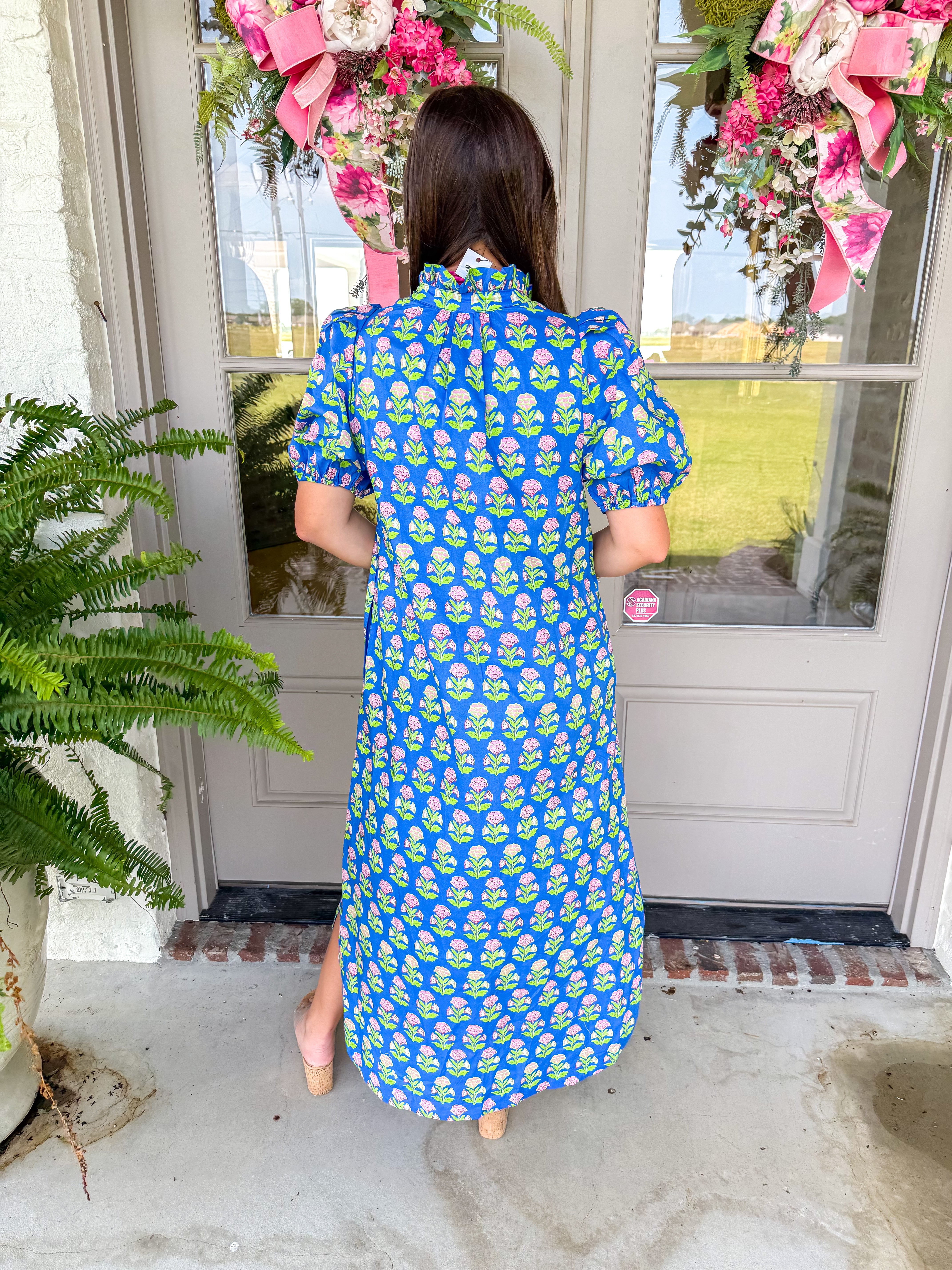 Blue Garden Maxi