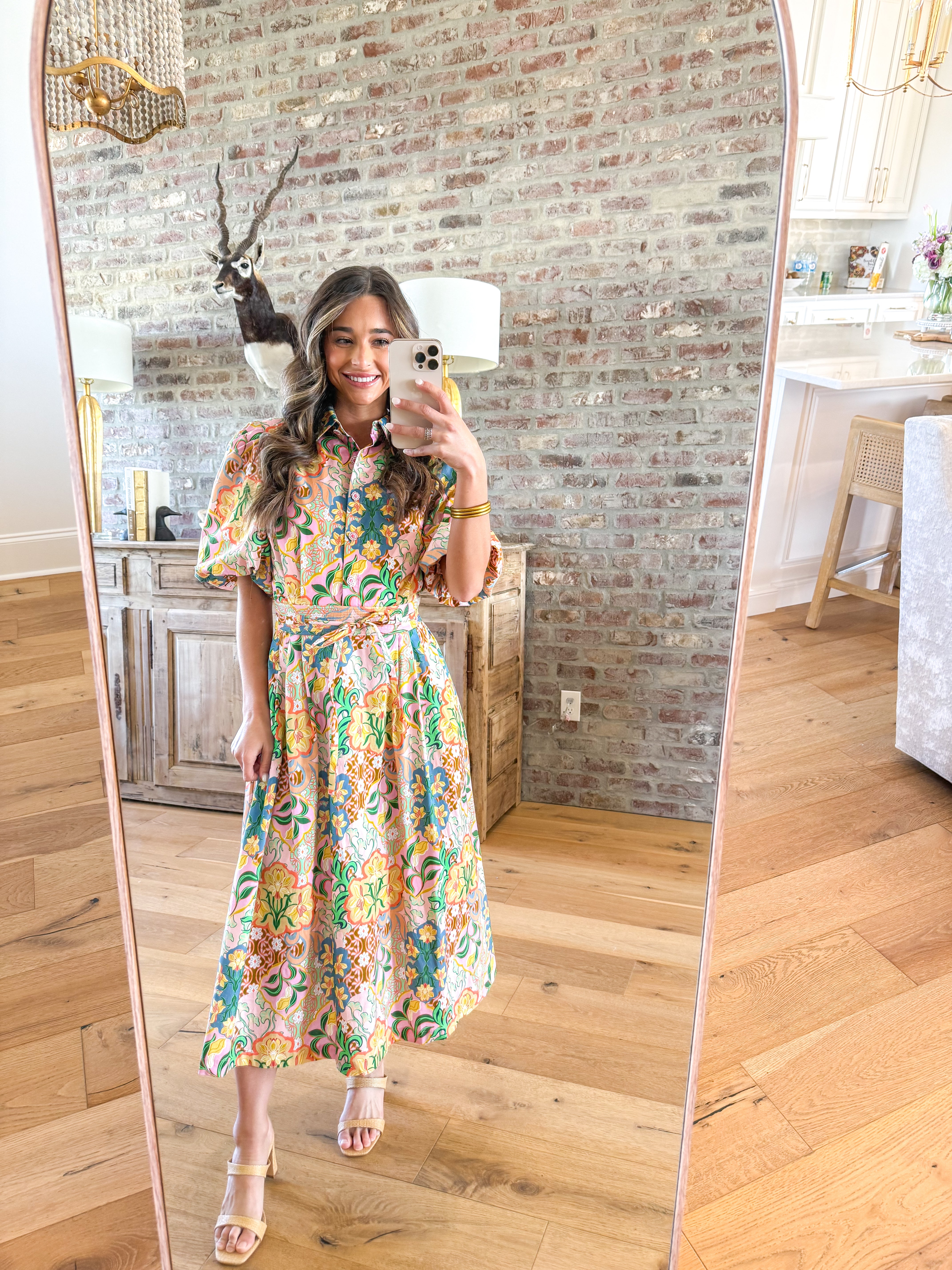 Wildflower Print Midi