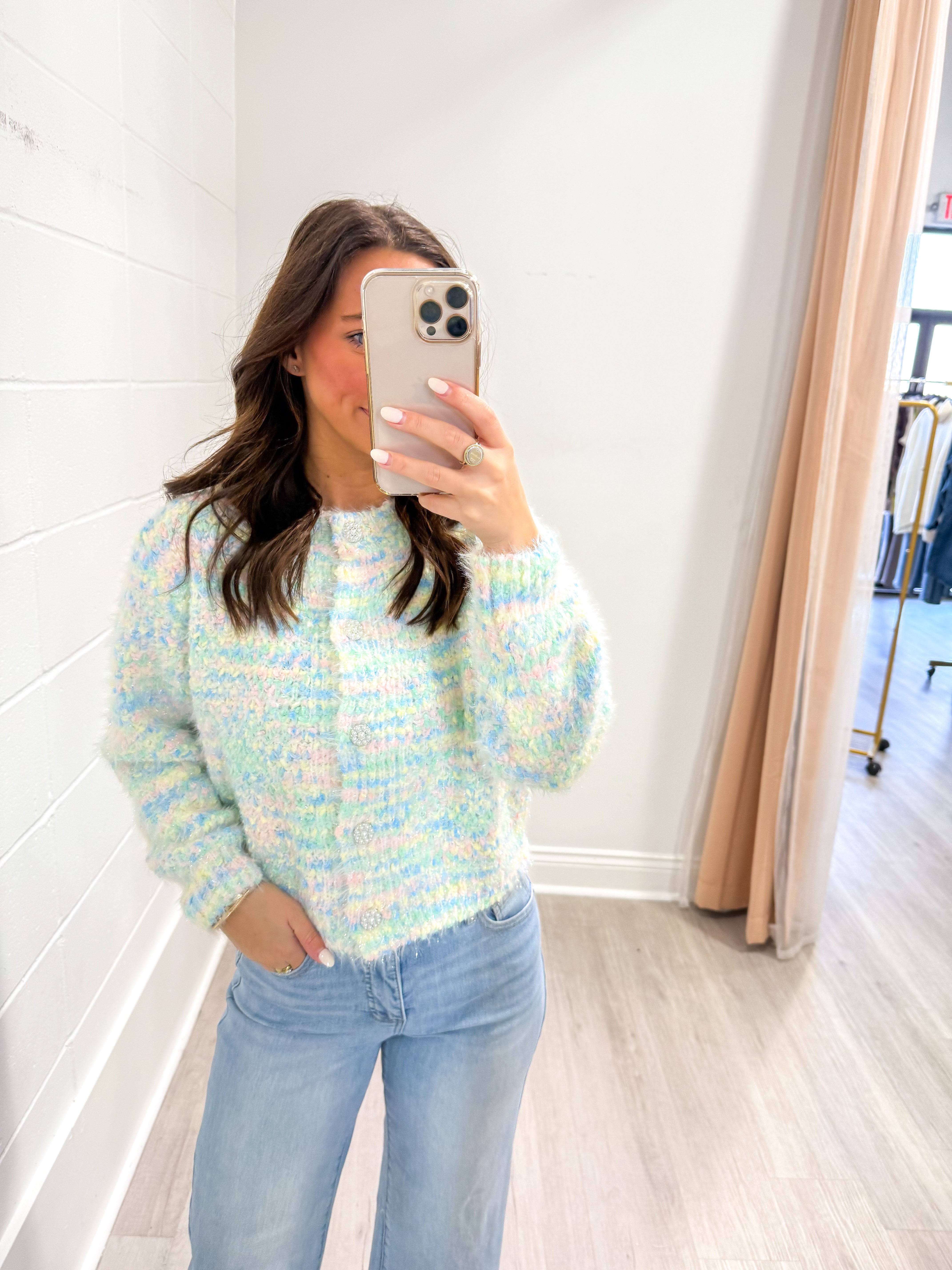 Mint Multi Sweater